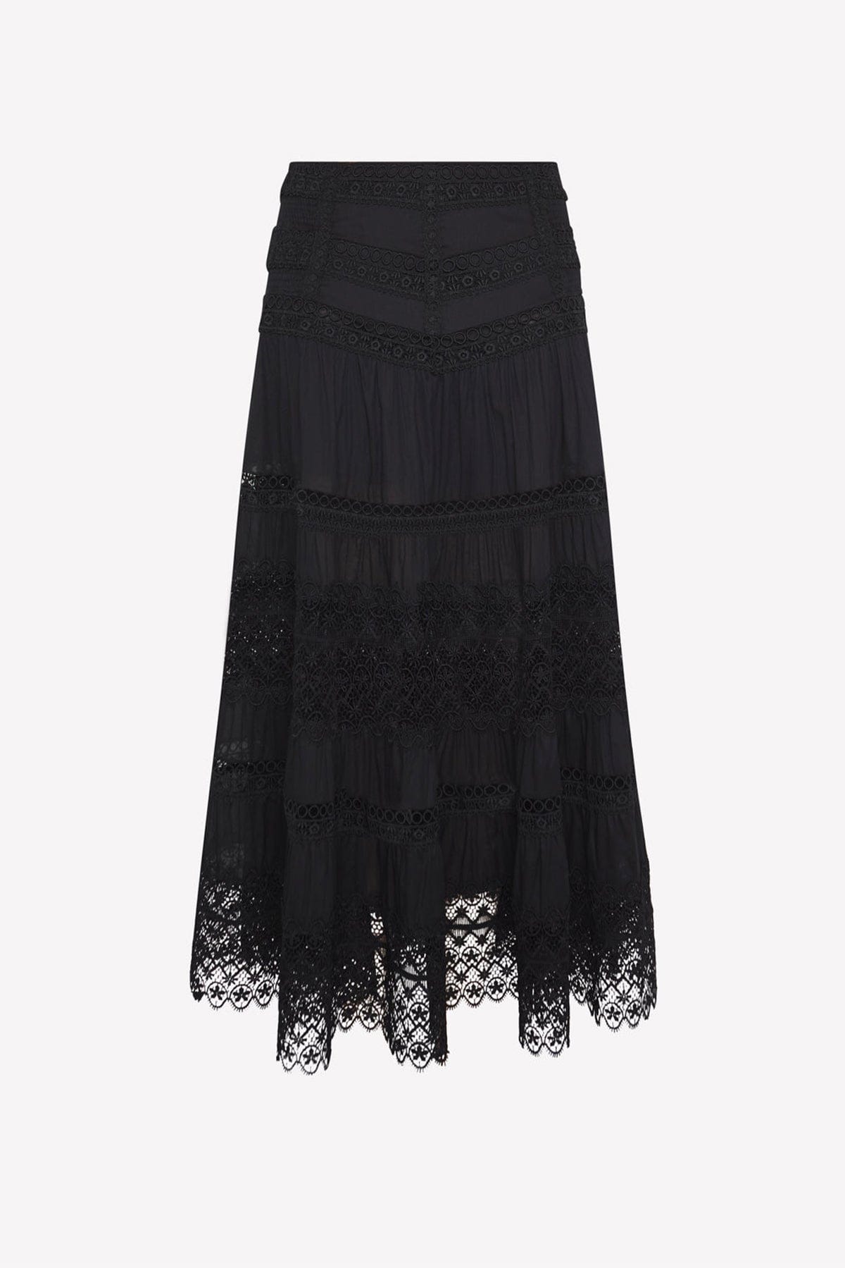 CHARO RUIZ GONNA  NERO / XXS Long Skirt Serza Charo Ruiz