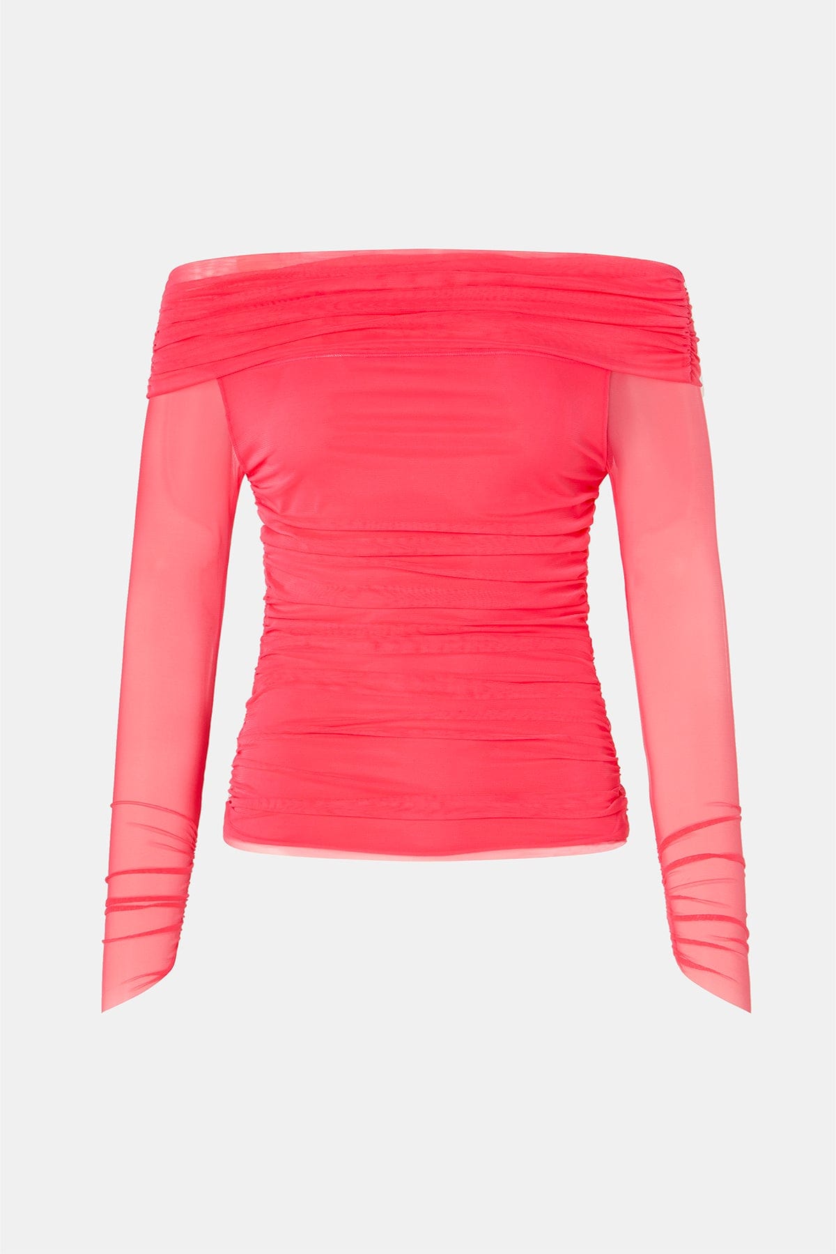 CHIARA BONI TOP-CANOTTIERA IN TES.  CORALLO / 36 Abito elegante Chiara Boni Izumo