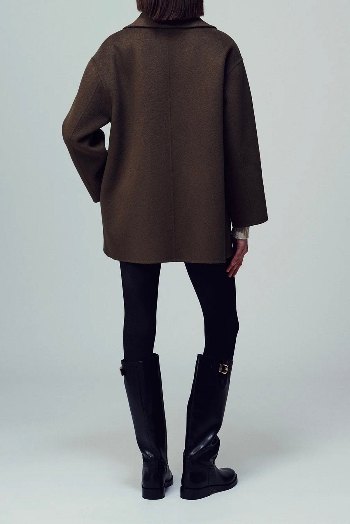 DYNAMIS STUDIO MANTELLO-MANTELLA  MARRONE / 36 Cappotto marrone donna The Dynamis Studio Brooklyn