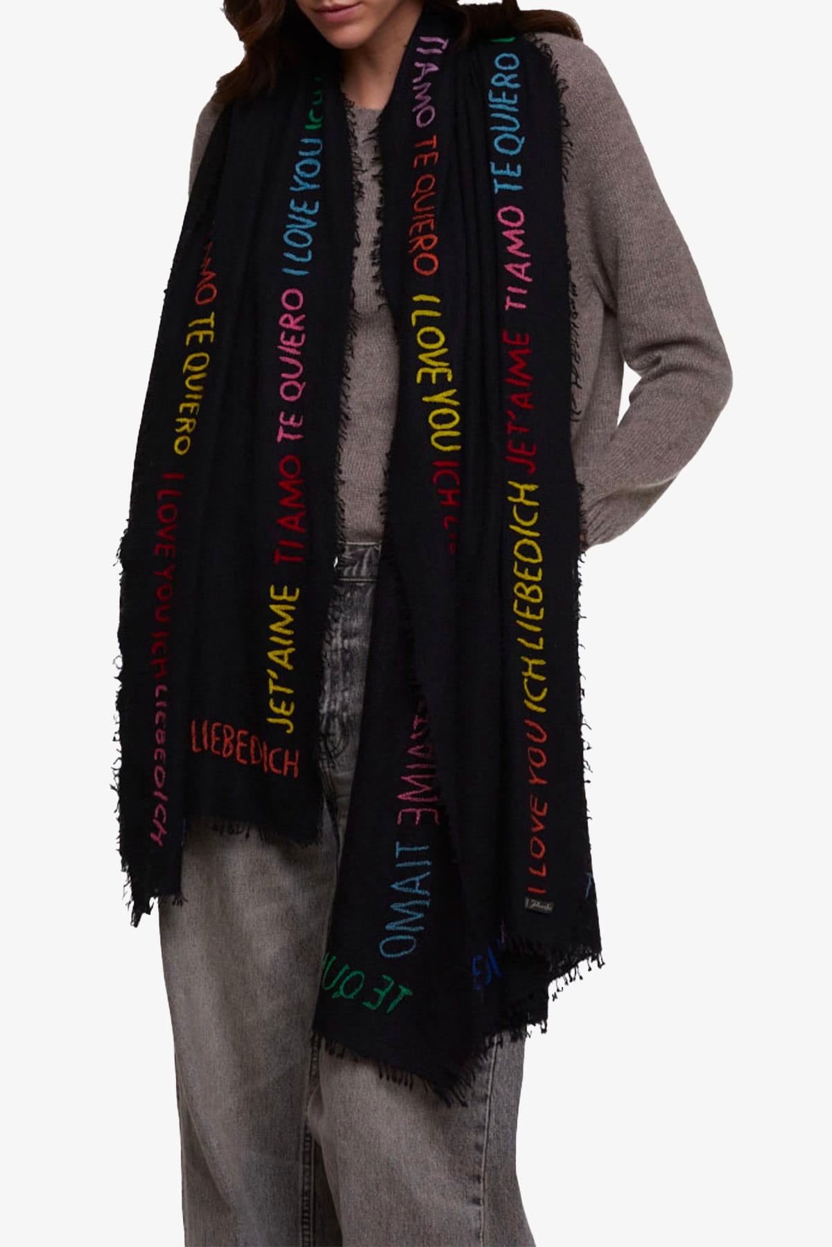 FALIERO SARTI FOULARD-SCIARPA-NASTRO  Sciarpa in cashmere Faliero Sarti Te Quiero