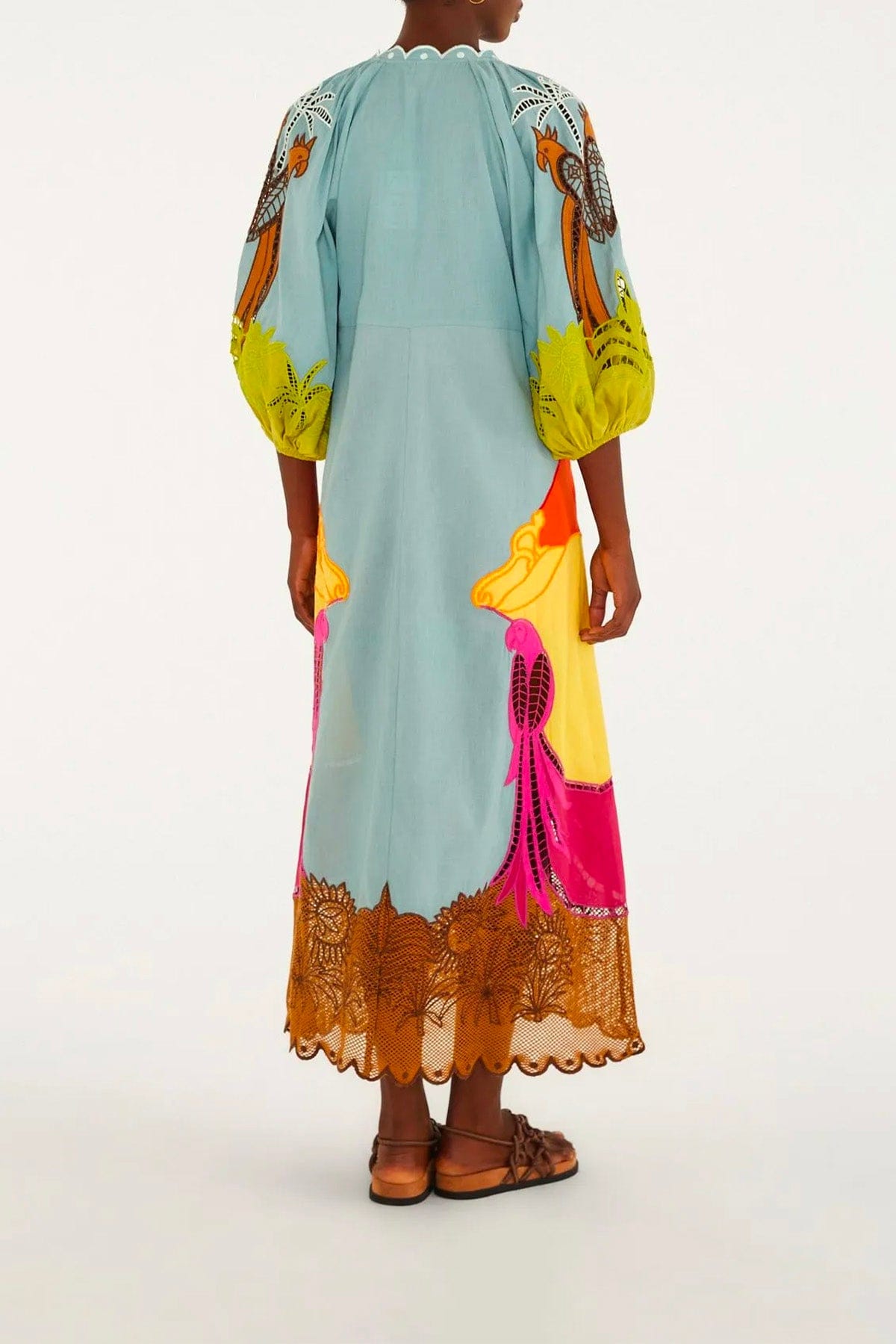 FARM RIO ABITO  MULTICOLOR / XXS Usiacuri multicolor richelieu maxi dress Farm Rio