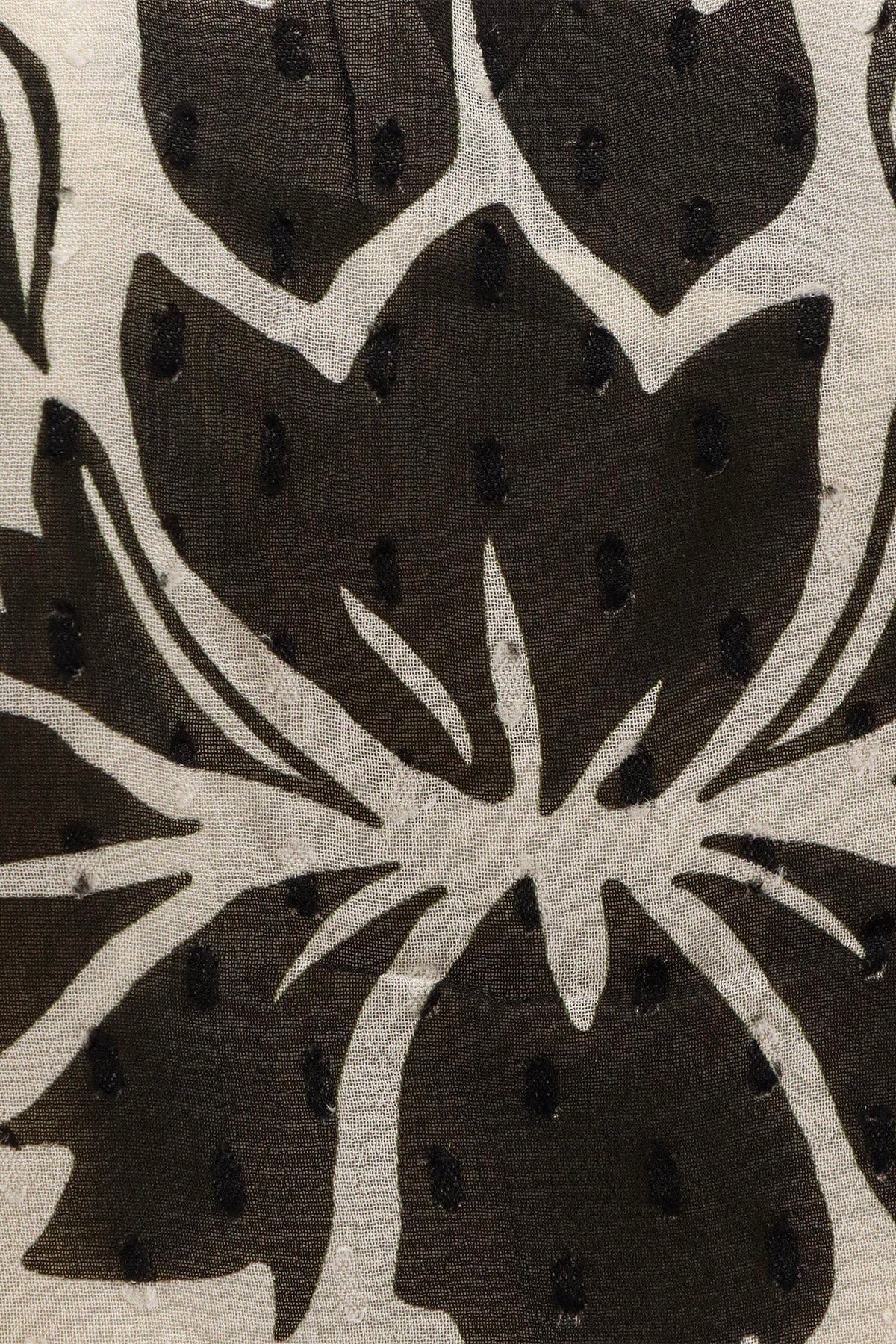 FARM RIO ABITO  Vestito lungo floreale donna bianco e nero Farm Rio