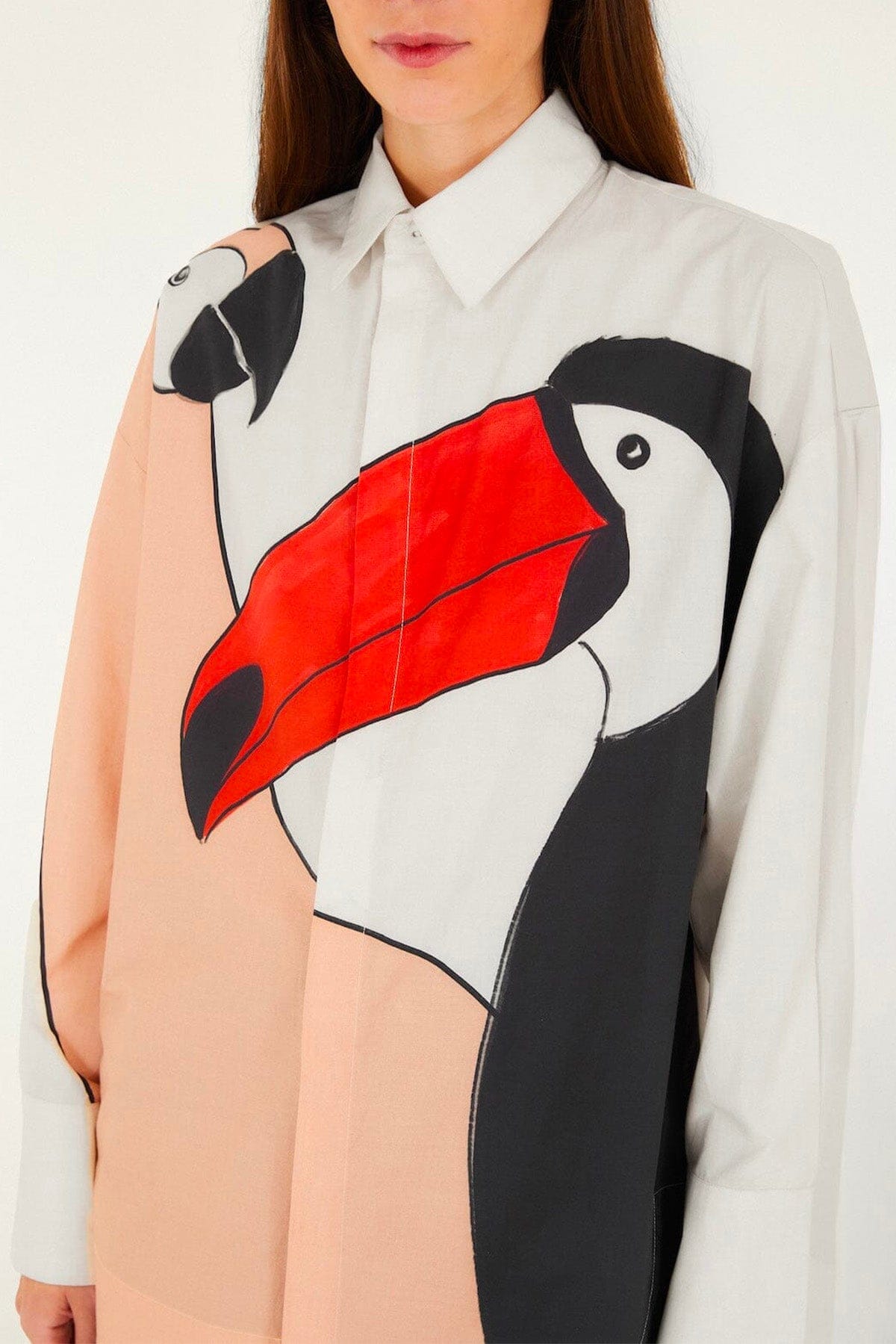 FARM RIO CAMICIA  Graphic birds shirt Farm Rio