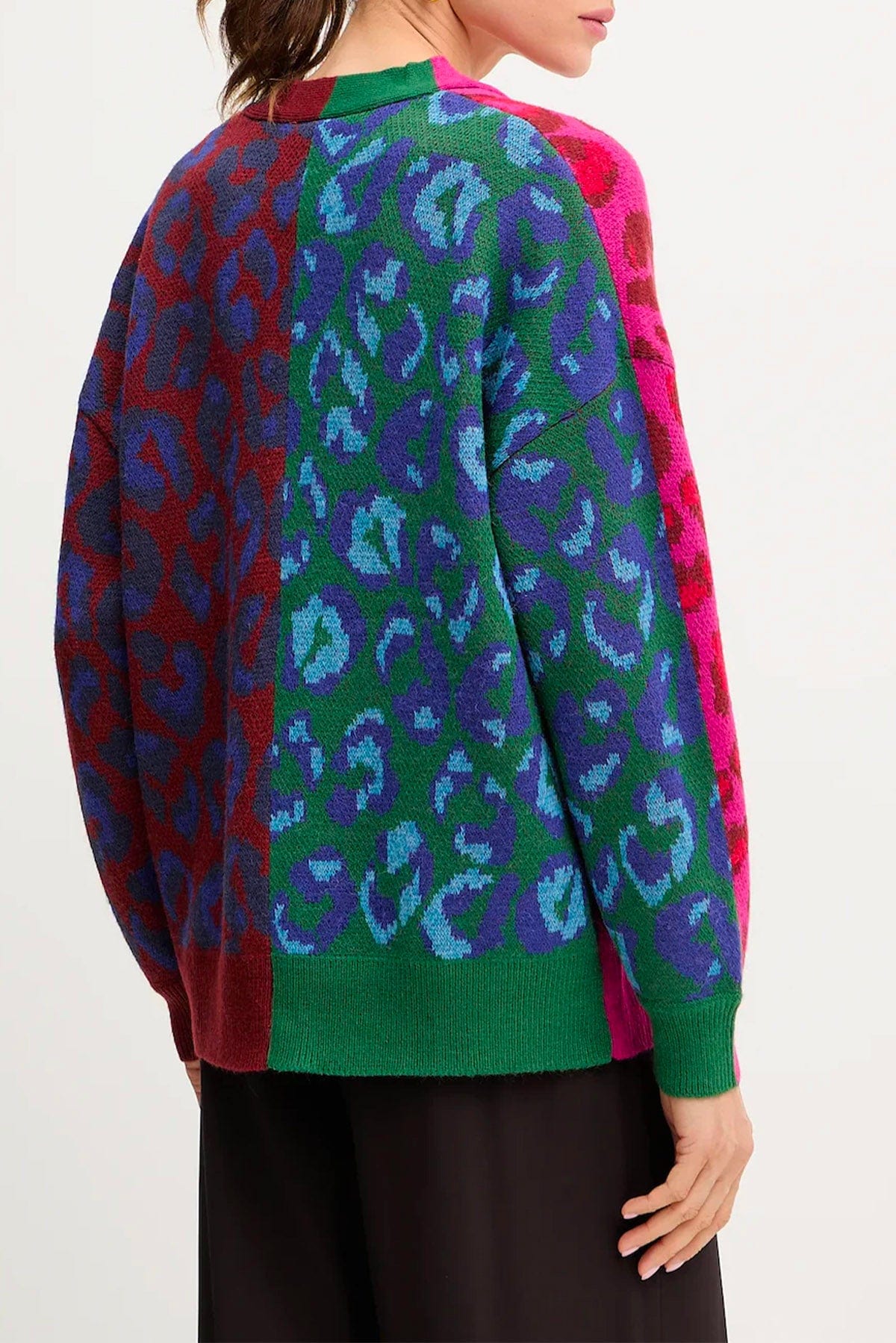 FARM RIO CARDIGAN  Cardigan multicolor donna in lana Farm Rio