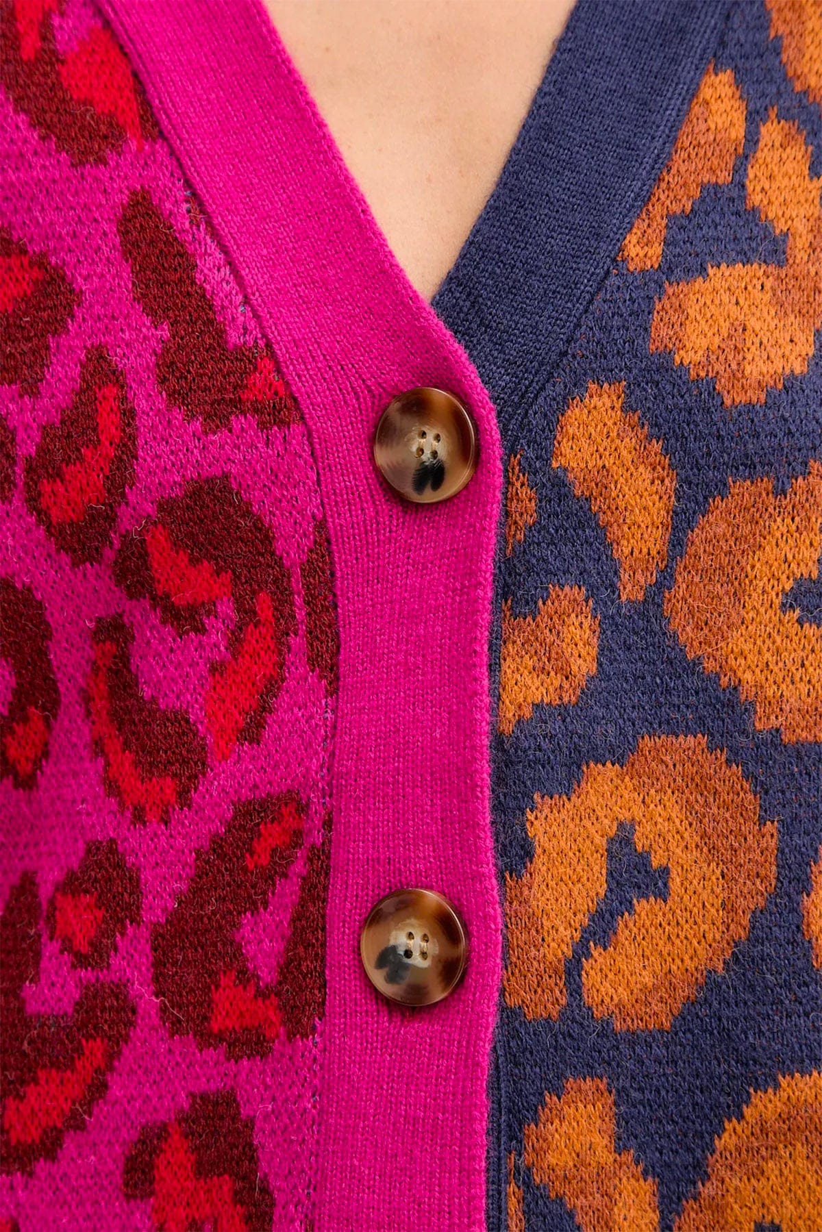 FARM RIO CARDIGAN  Cardigan multicolor donna in lana Farm Rio