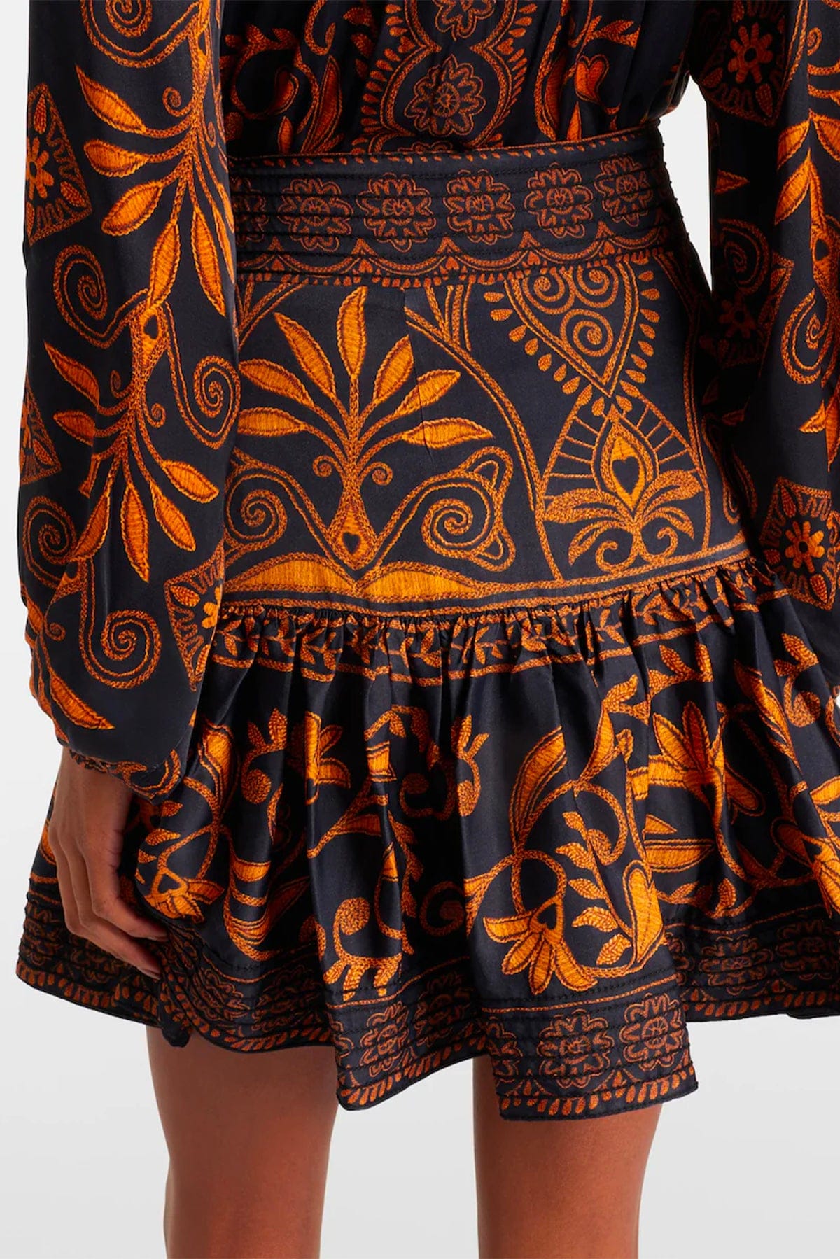 FARM RIO GONNA  Cornely ainika black mini skirt Farm Rio