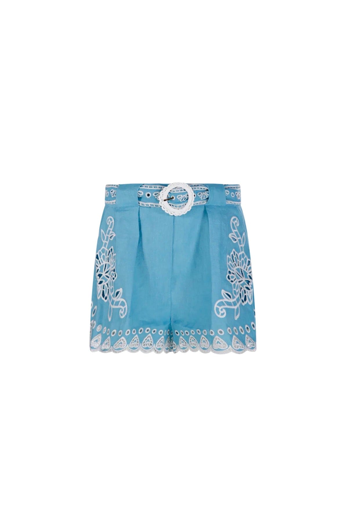 FARM RIO PANTALONE CORTO  BLUE / XXS Romantic richelieu shorts farm Rio