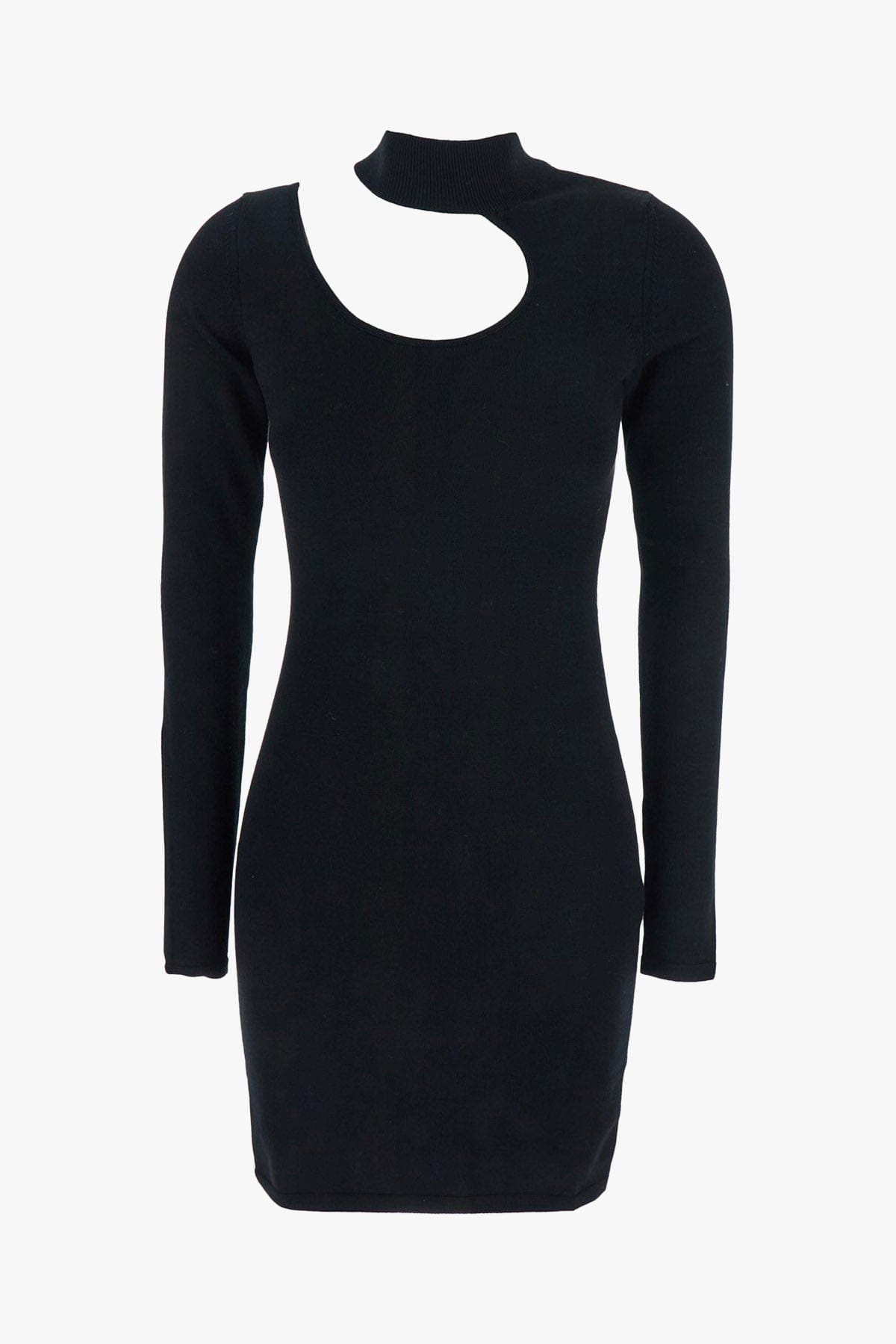 FEDERICA TOSI ABITO  NERO / 36 Abito corto in maglia con cut Federica Tosi