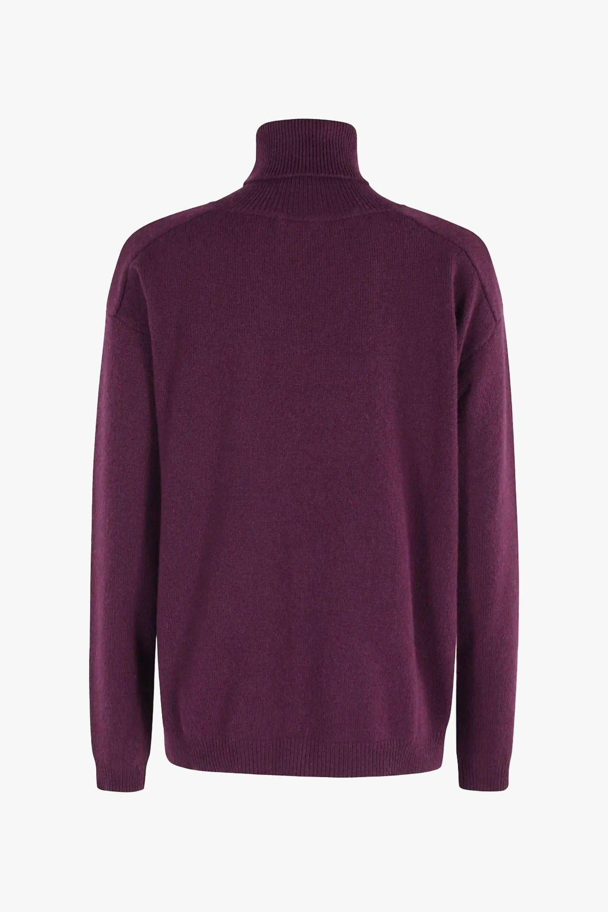 FEDERICA TOSI MAGLIA-CANOTTIERA-TOP  VIOLA / 36 Maglia cut a collo alto Federica Tosi