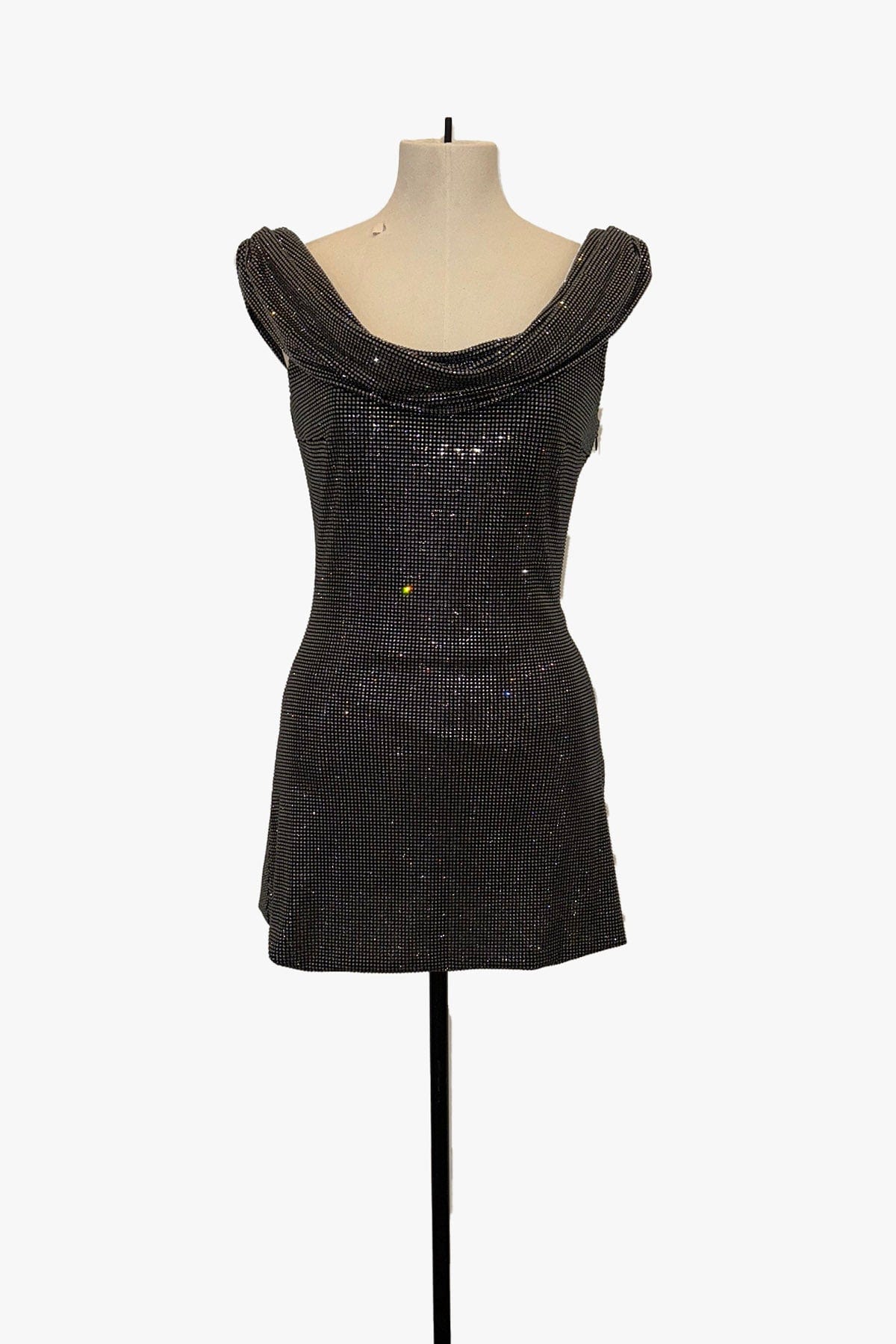 GIUSEPPE DI MORABITO ABITO  NERO STRASS / 36 Abito corto nero in strass Giusppe di Morabito