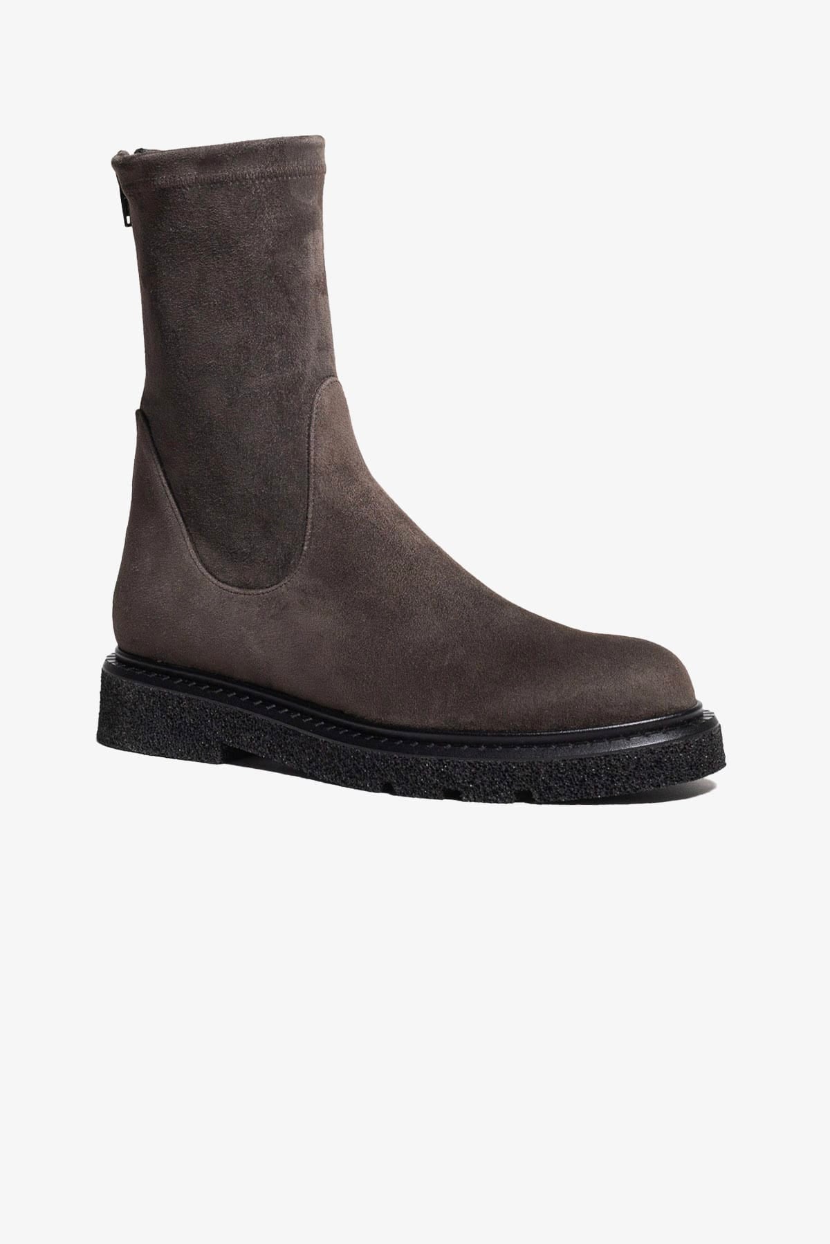 GUGLIELMO ROTTA CALZATURE  Stivaletto in suede grafite Krisalin Guglielmo Rotta