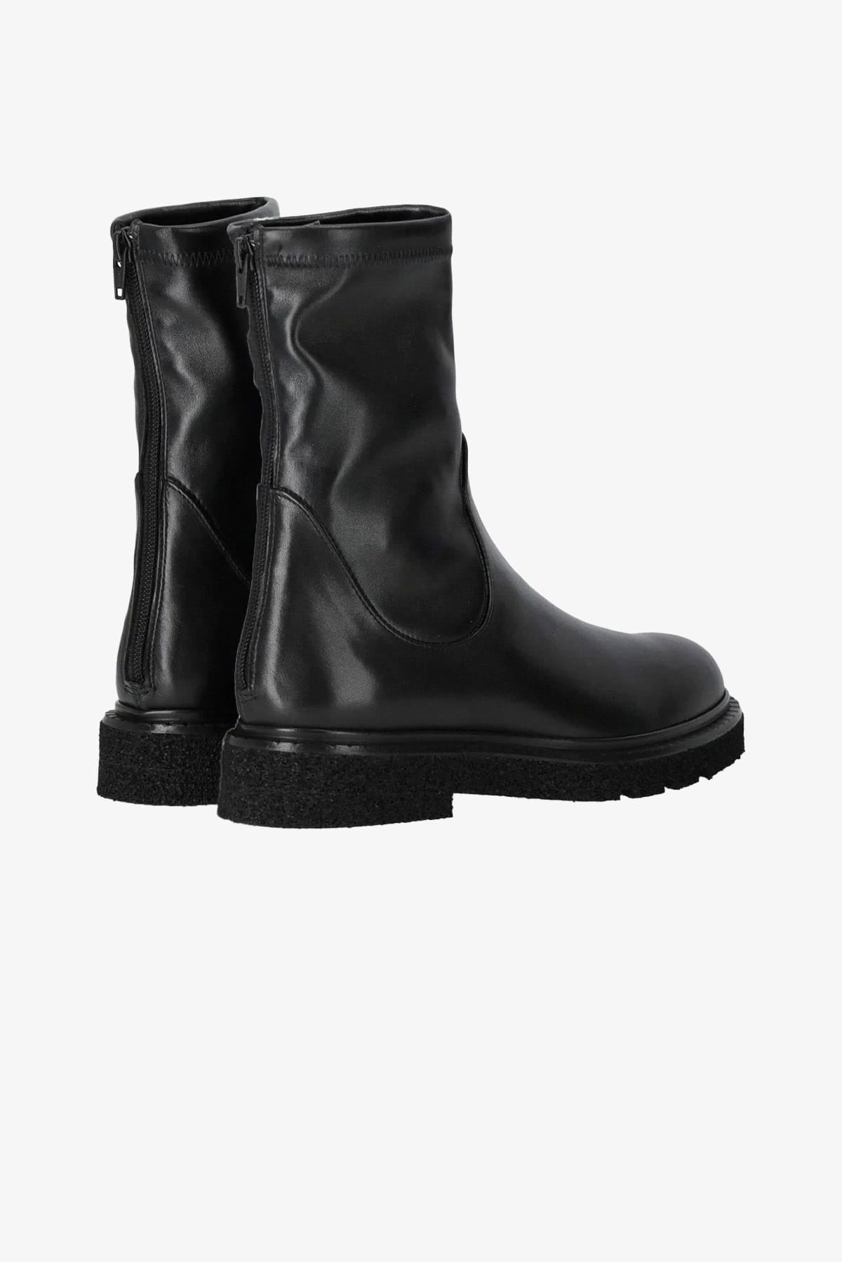 GUGLIELMO ROTTA CALZATURE  Stivaletto nero donna in nappa Krems Guglielmo Rotta
