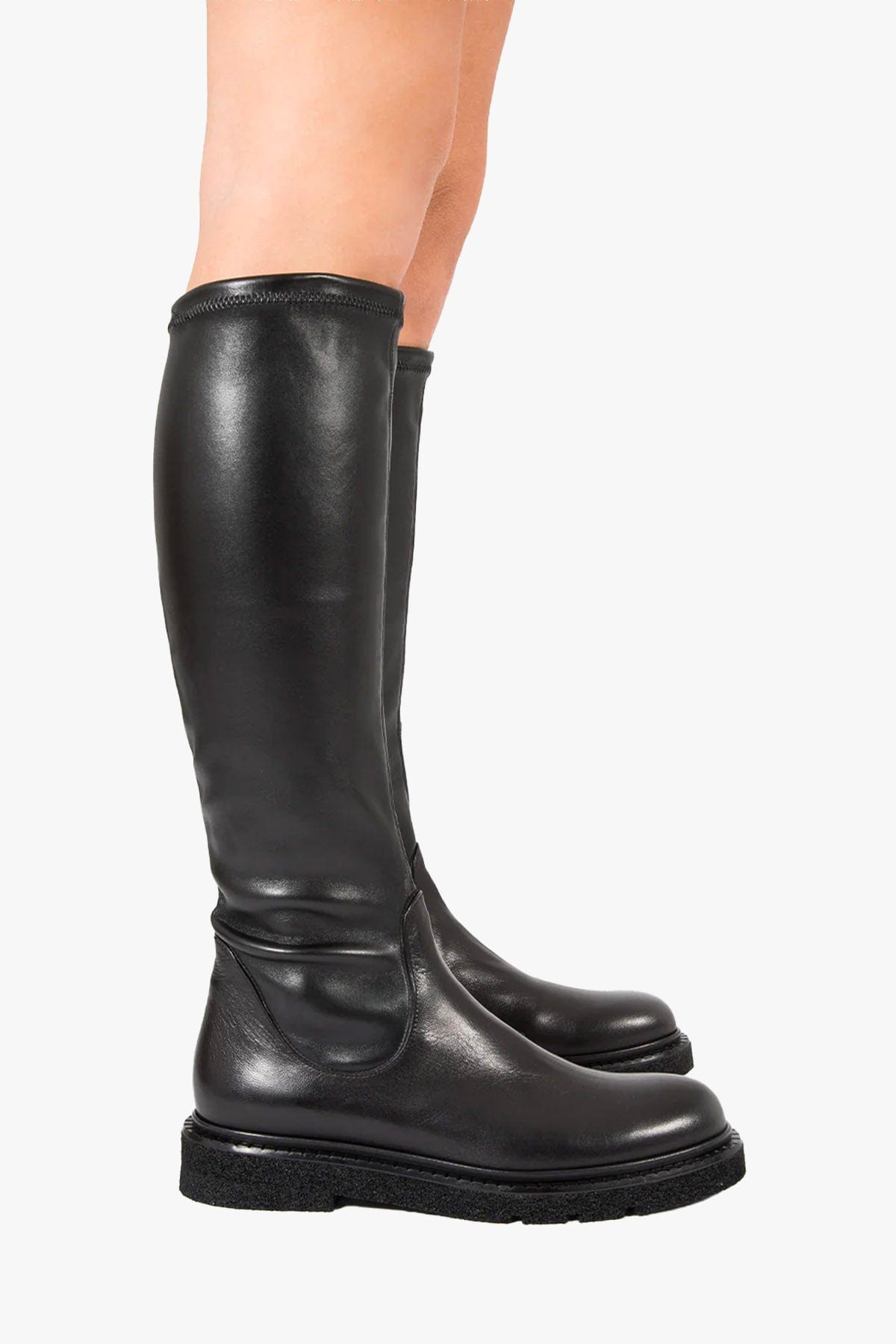 GUGLIELMO ROTTA STIVALI - STIVALETTI  NAPPA NERO / 34 Stivale alto donna in camoscio Guglielmo Rotta Kobe