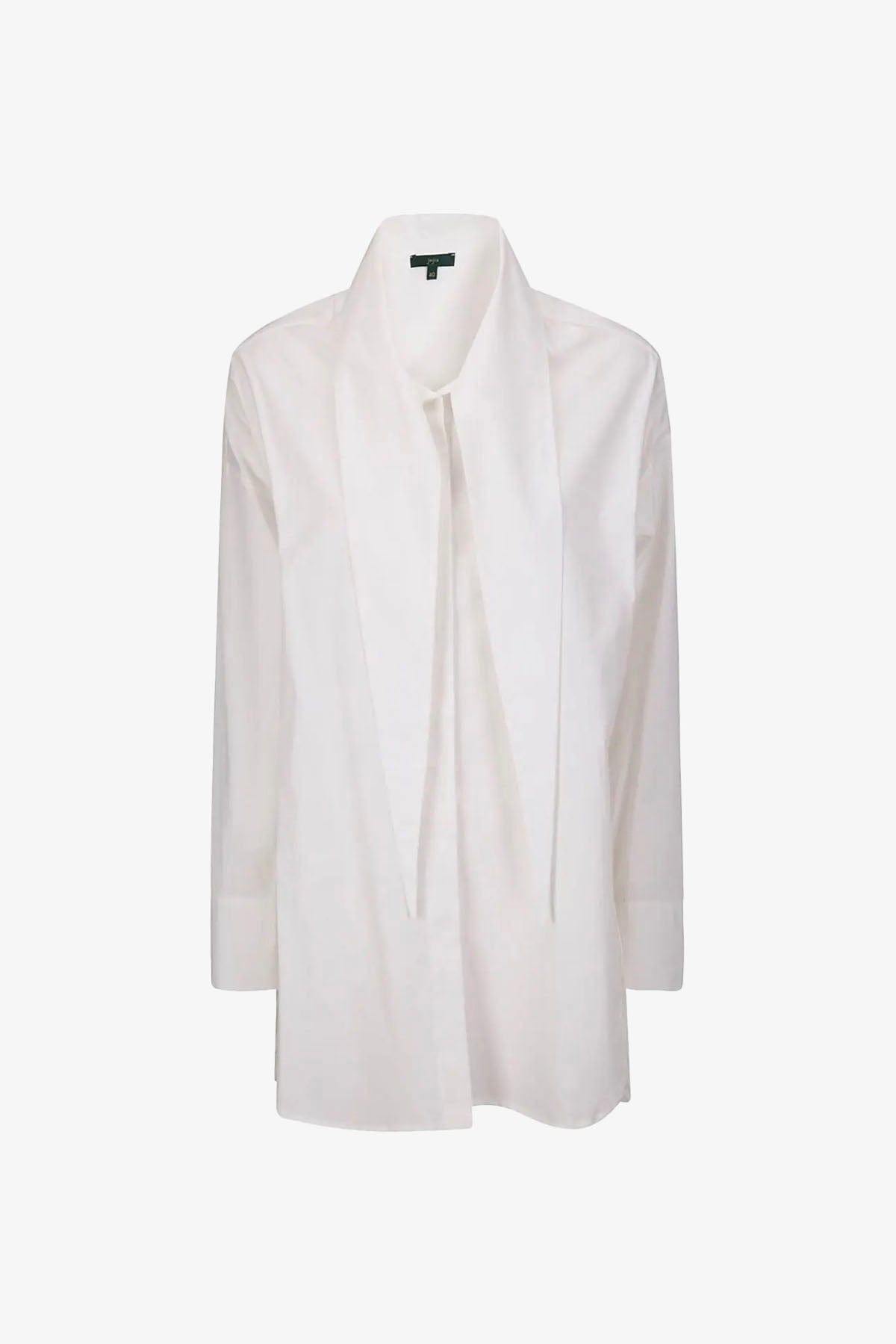 JEJIA RESORT CAMICIA  BIANCO COTONE / 38 Camicia in Cotone Bianca Donna Carlo Jejia