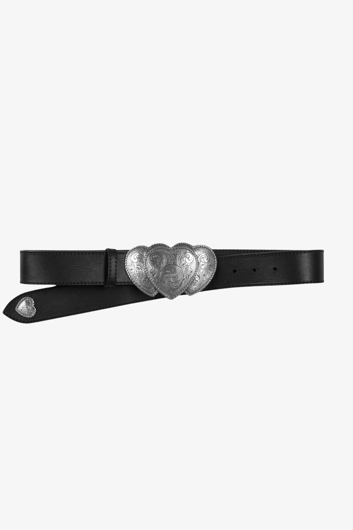 KATE-CATE CINTURA O BRETELLE  NAPPA BLACK / XS Cintura donna in nappa Queen of heart