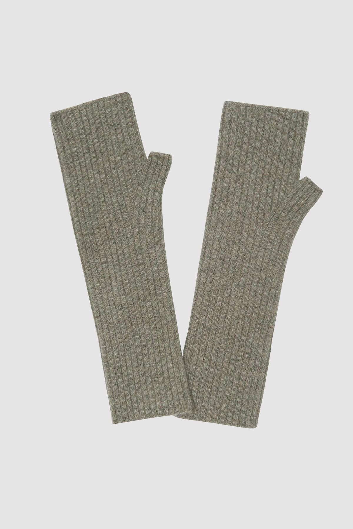 KUJTEN GUANTI KAKI / UNICA Manicotti in cashmere donna Kujten Knokke
