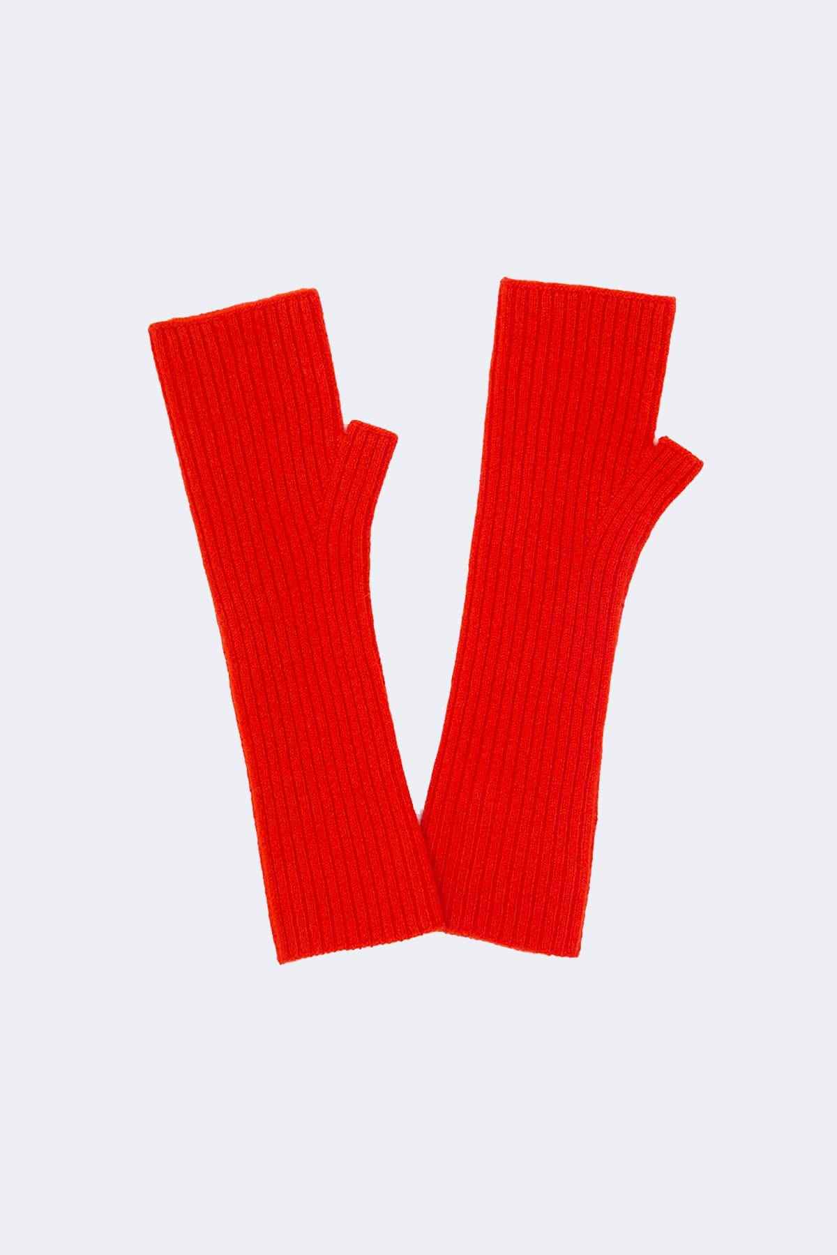 KUJTEN GUANTI ROSSO / UNICA Manicotti in cashmere Kujten Knokke