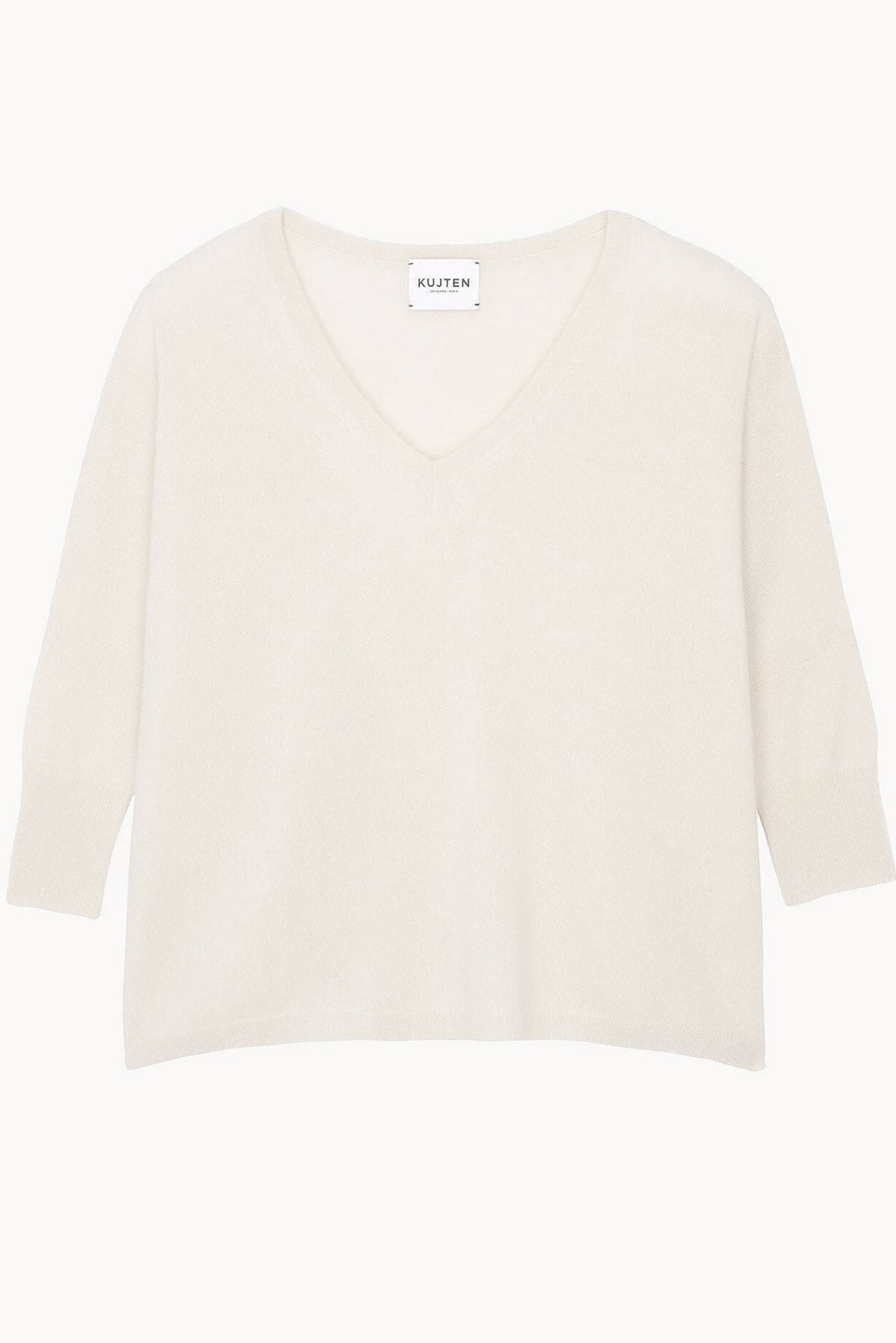 KUJTEN MAGLIA-CANOTTIERA-TOP  BIANCO / UNICA Maglia in cashmere donna Kujten Minie
