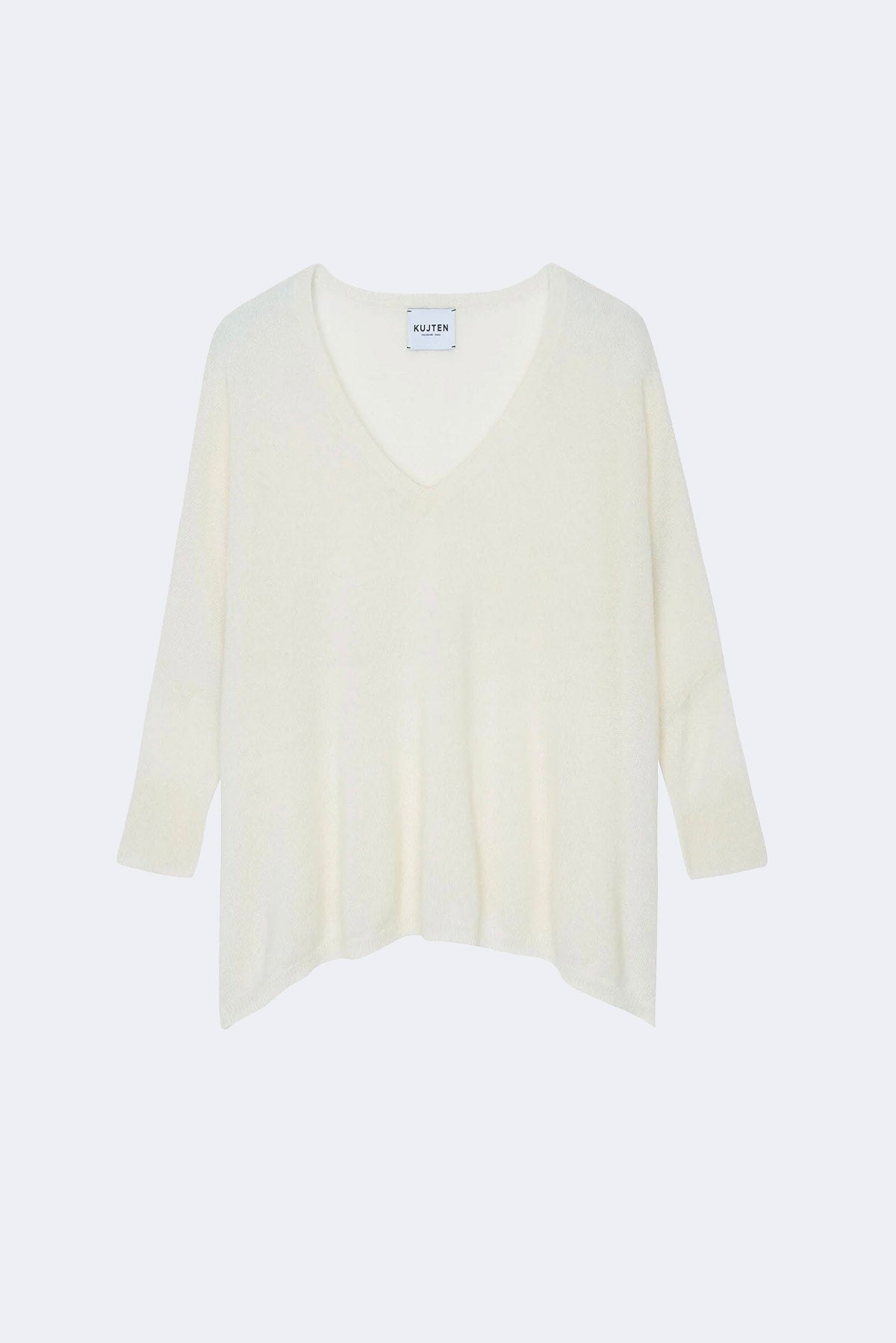 KUJTEN MAGLIA-CANOTTIERA-TOP  BIANCO / UNICA Maglia over in cashmere donna Kujten Minie