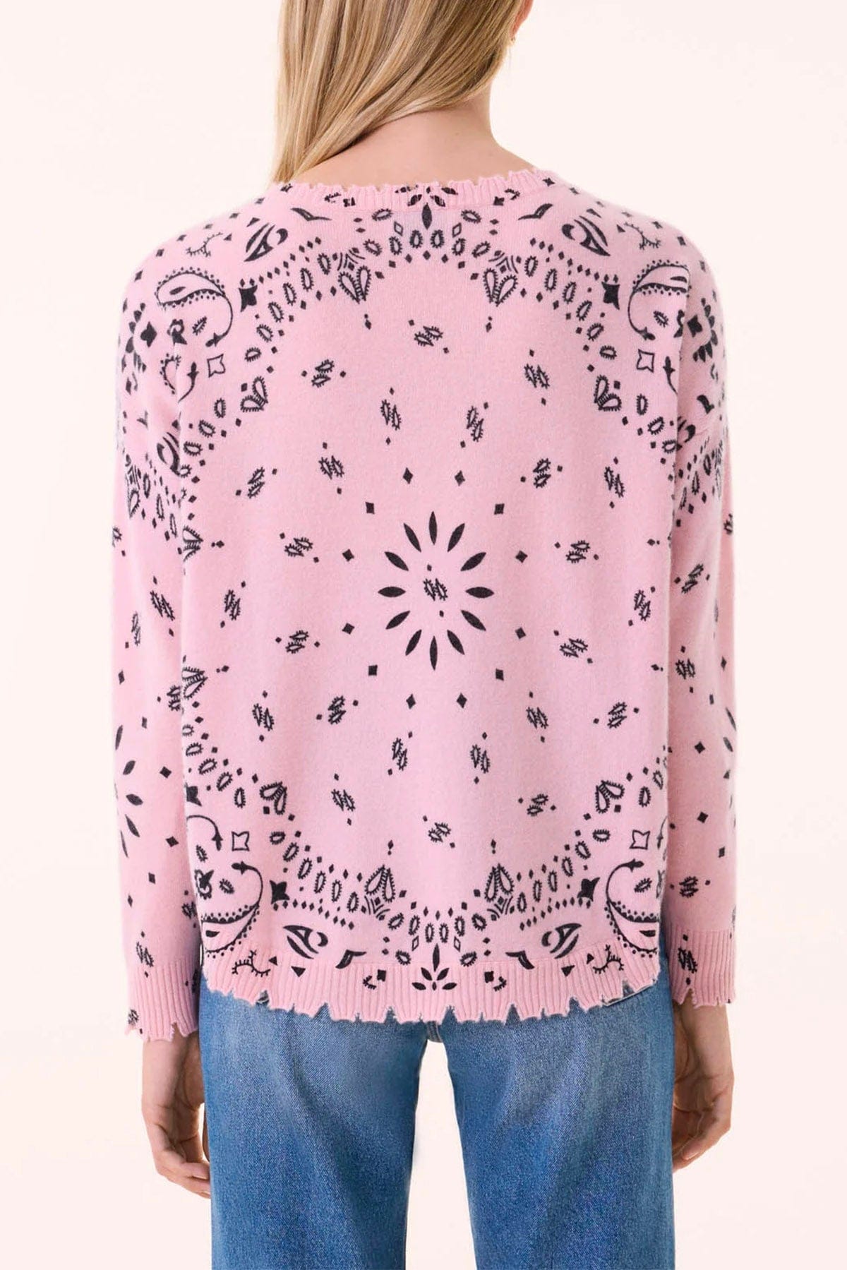 KUJTEN MAGLIA-CANOTTIERA-TOP  Maglia in cashmere donna Kujten Mela Bandana