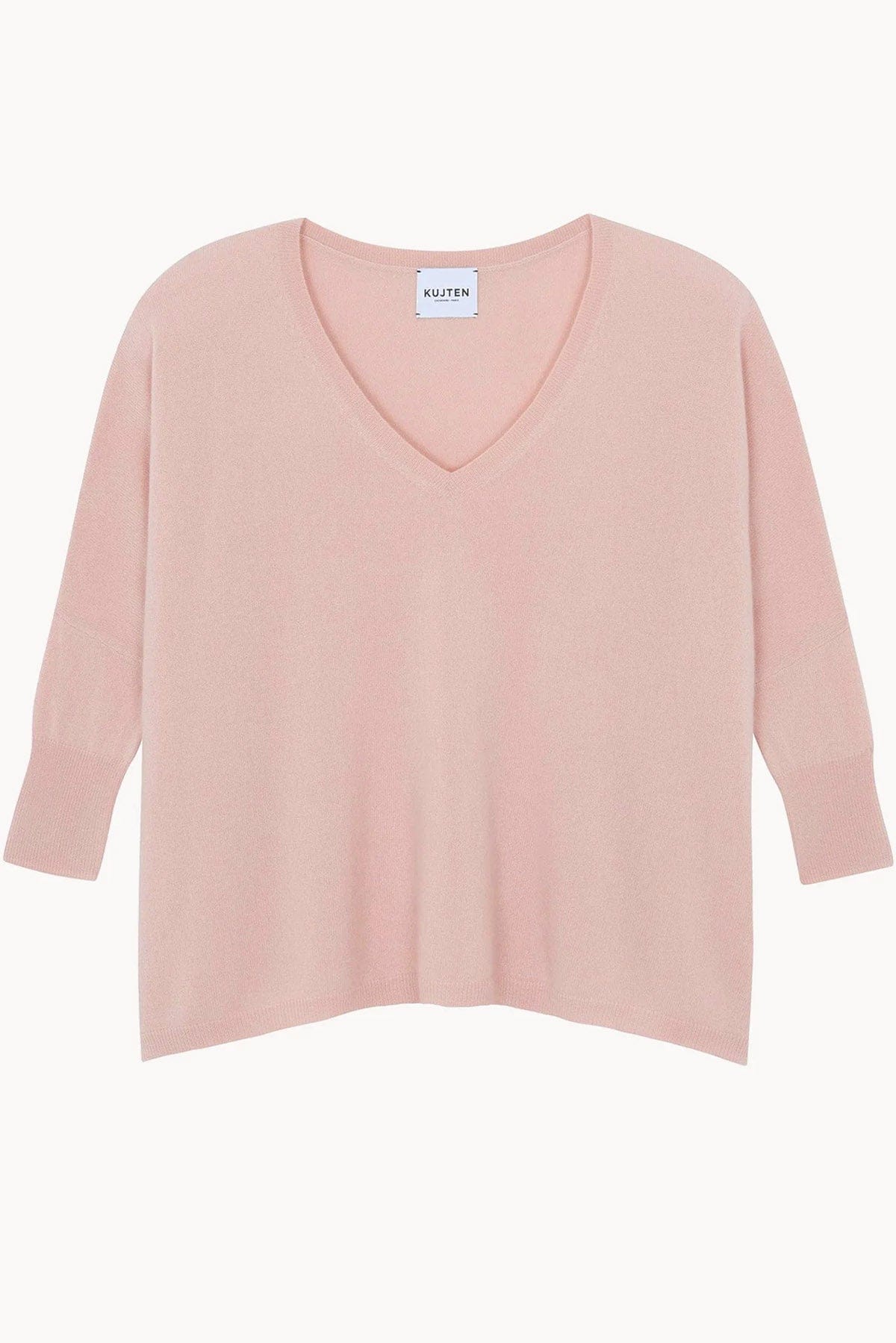 KUJTEN MAGLIA-CANOTTIERA-TOP  ROSA / UNICA Maglia in cashmere donna Kujten Minie