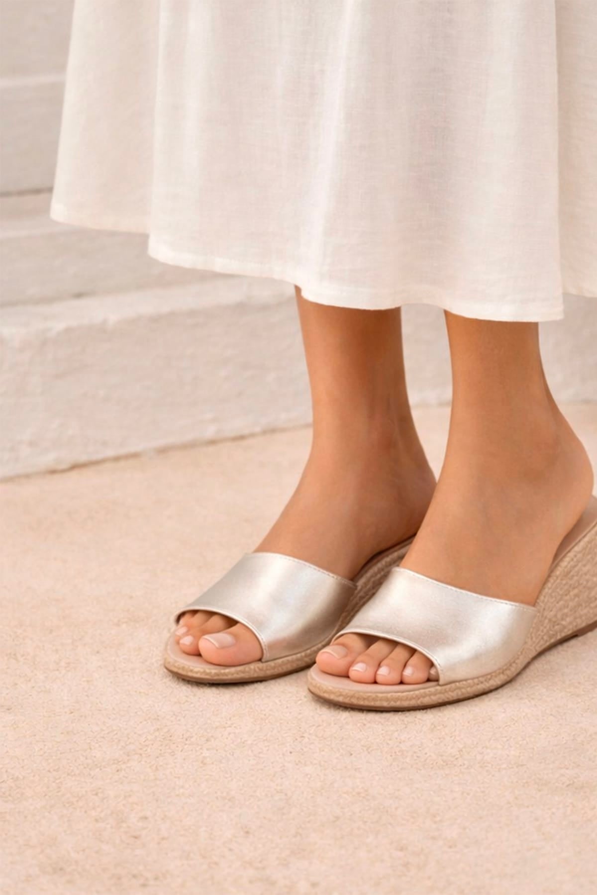MANEBI CALZATURE  PLATINO / 35 Ciabatta donna platino Manebi Z88WZ