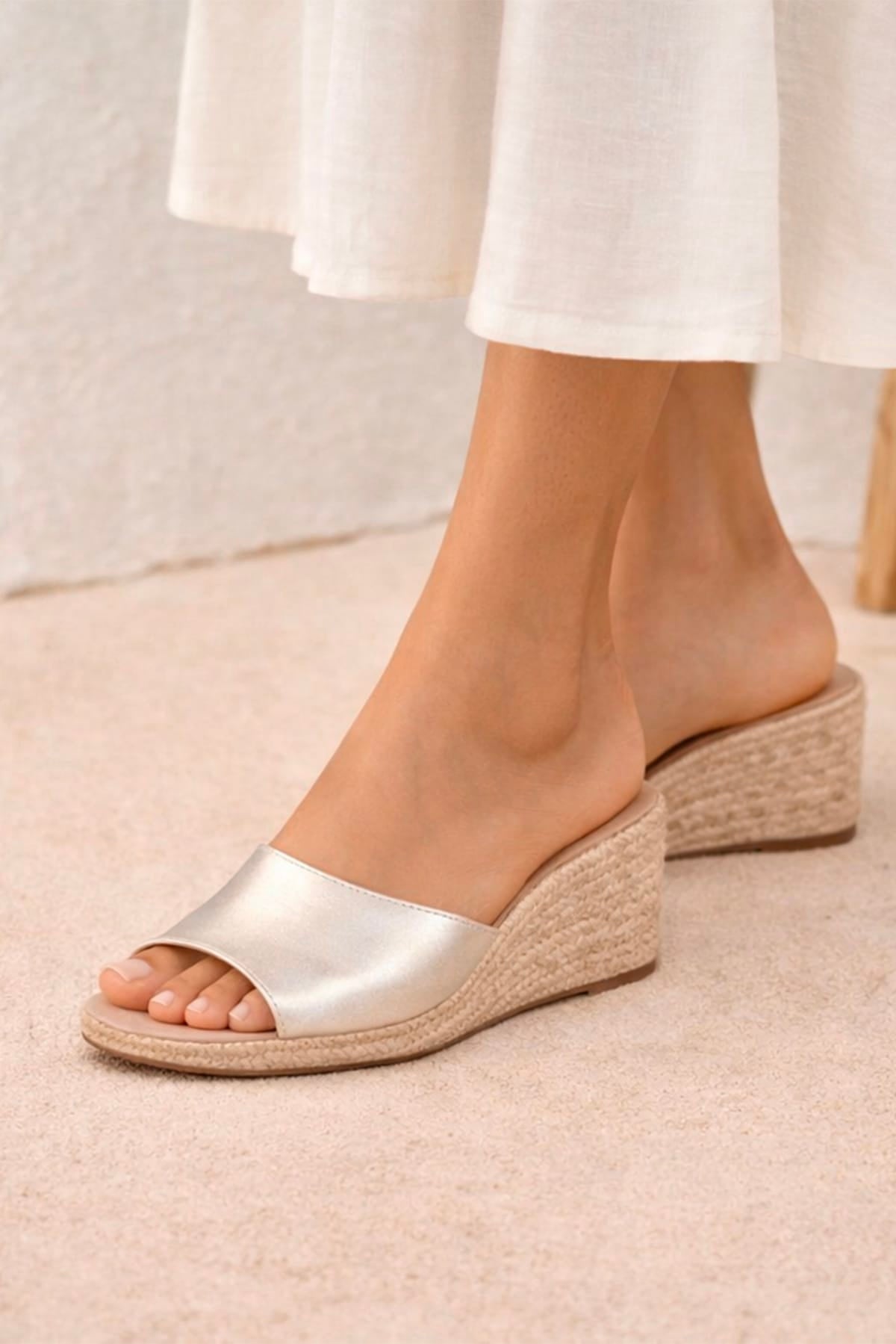 MANEBI CALZATURE  PLATINO / 35 Ciabatta donna platino Manebi Z88WZ