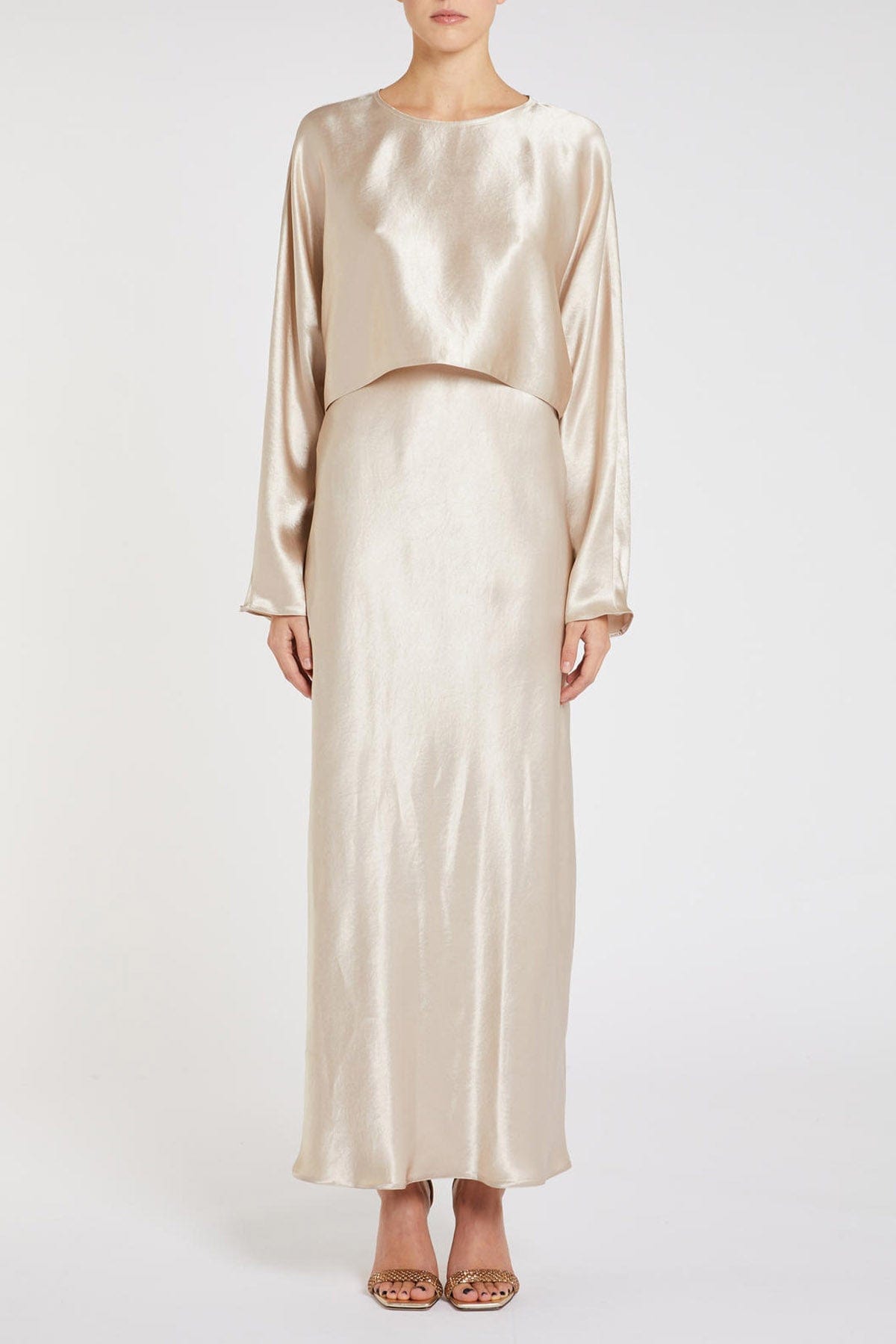 MARELLA ABITO + 1 PEZZO  Twinset gonna e blusa color cacha Marella Tamia