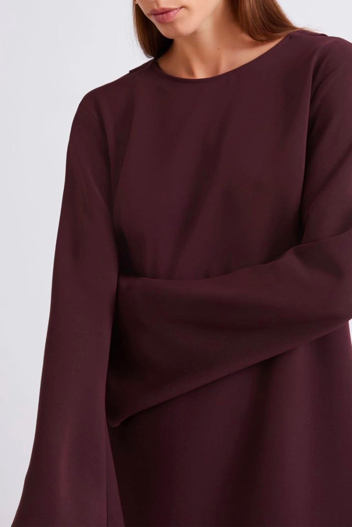 MARELLA ABITO  BORDEAUX / 34 Abito corto donna Marella Mllavocado in cady