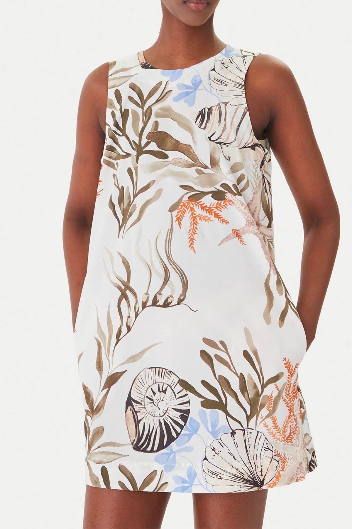 MARELLA ABITO  BIANCO STAMPATO / 34 Abito corto donna Marella Mllsultano