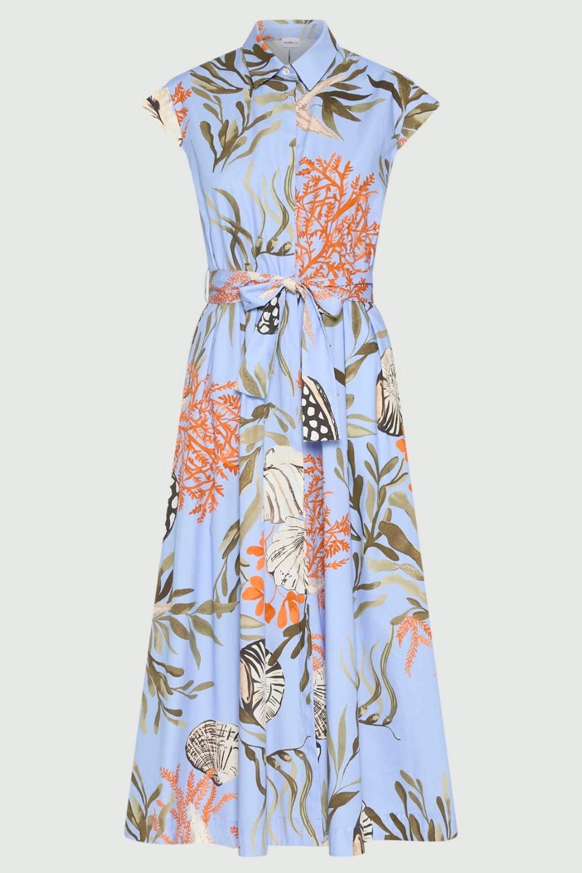 MARELLA ABITO  AZZURRO / 34 Abito donna lungo Marella Mllpadana