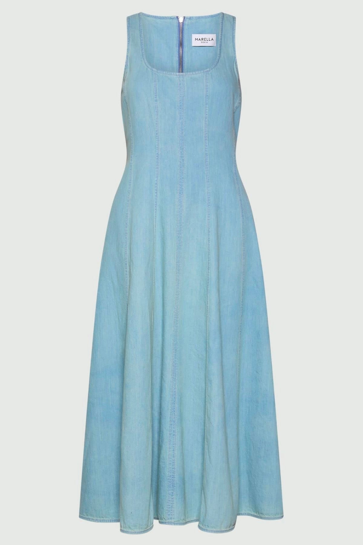 MARELLA ABITO  BLUE LACE WASH / 34 Abito in cotone donna Marella Mlssax