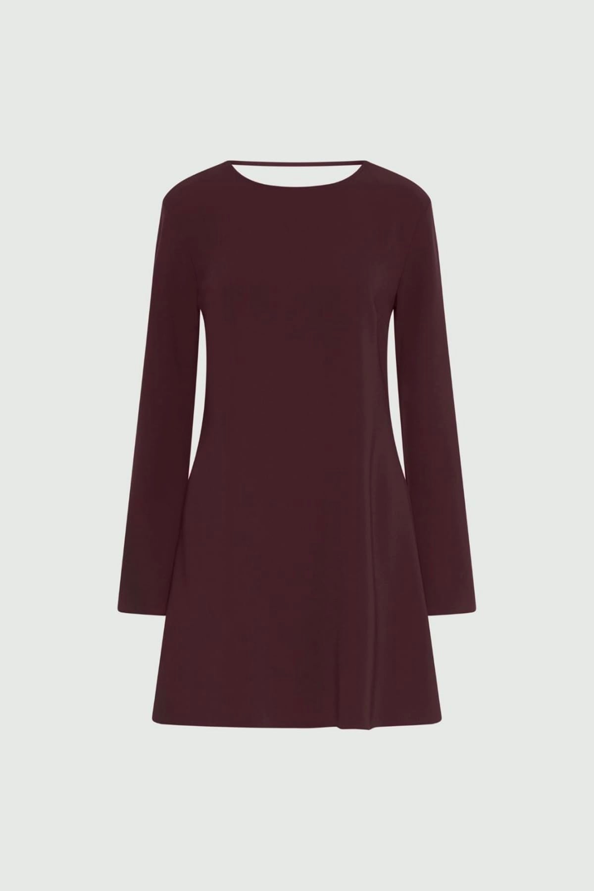 MARELLA ABITO  BORDEAUX / 34 Abito corto donna Marella Mllavocado in cady