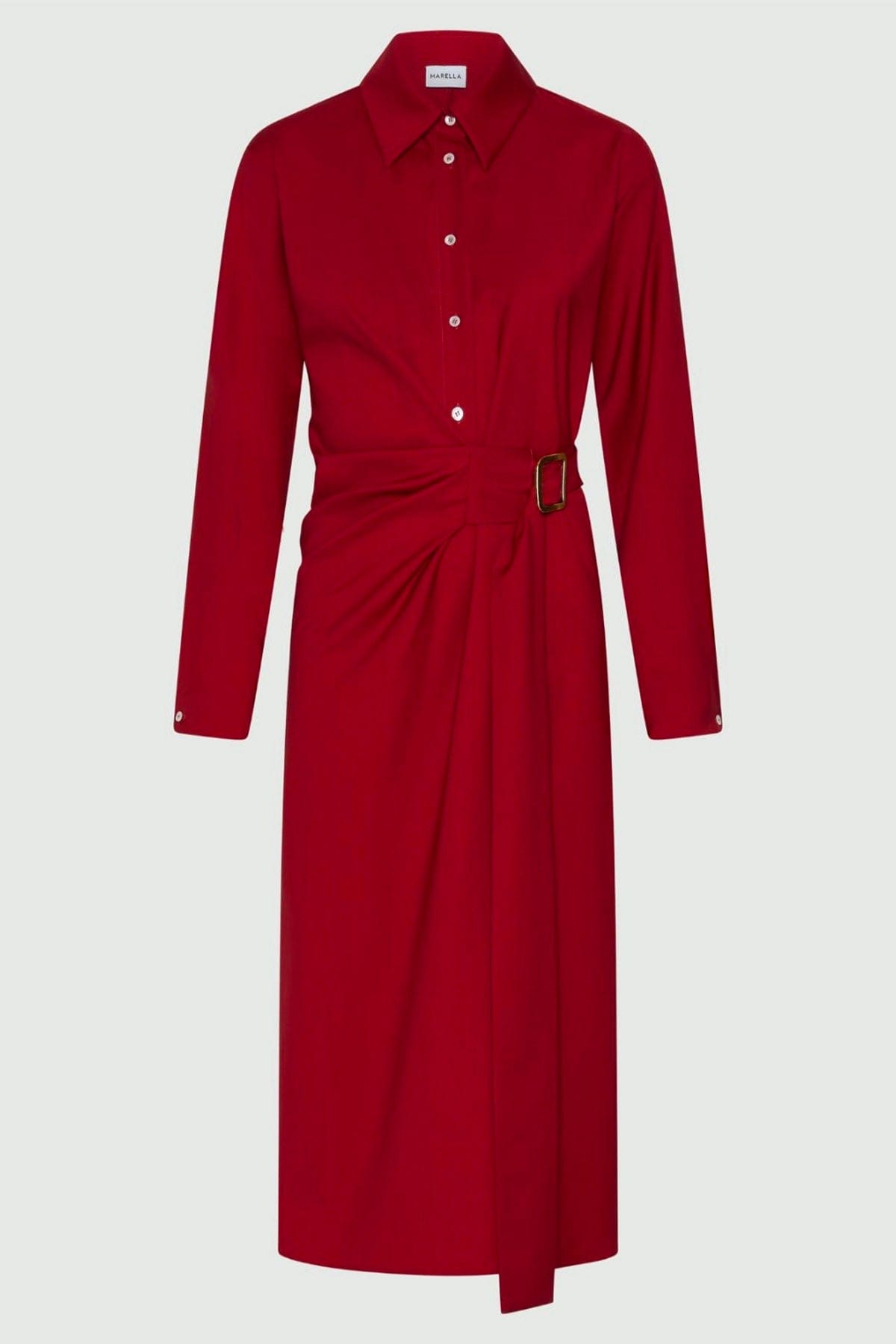 MARELLA ABITO  ROSSO / 34 Vestito lungo nero donna in lana Marella Valais