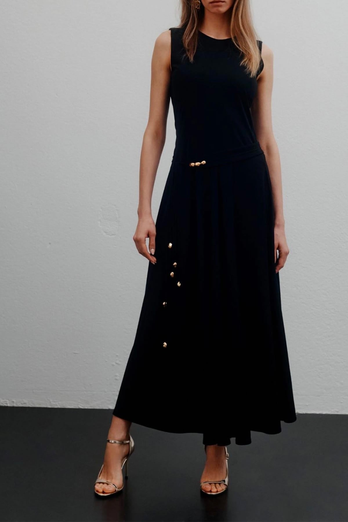 MARELLA ABITO/TUTA IN JERSEY  Abito nero donna Marella 365 Mltfumi