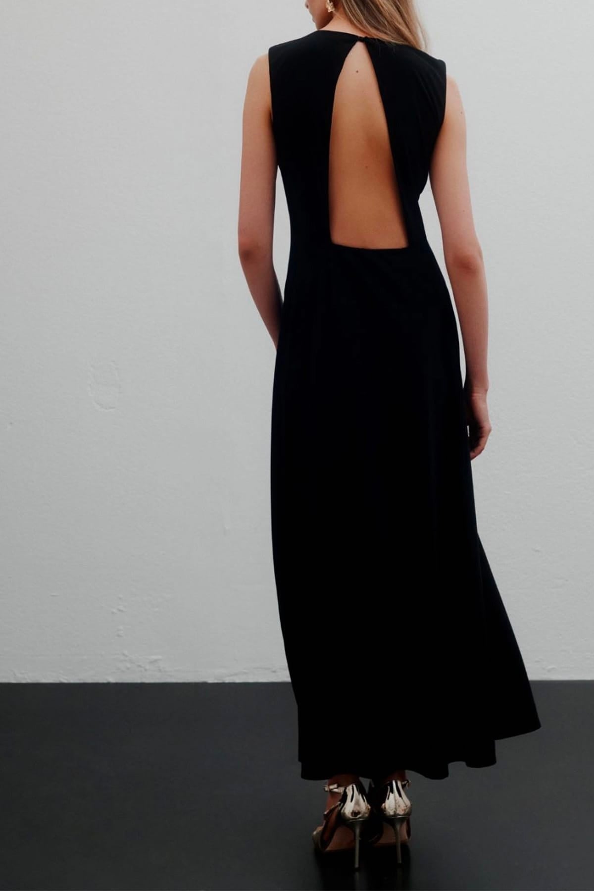 MARELLA ABITO/TUTA IN JERSEY  Abito nero donna Marella 365 Mltfumi