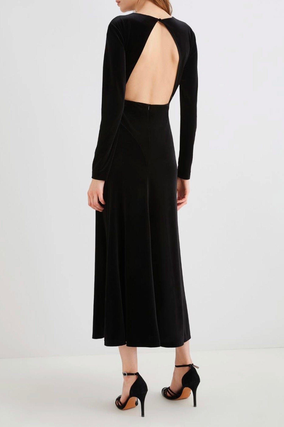 MARELLA ABITO/TUTA IN JERSEY  NERO / XXS Abito nero in velluto donna Marella Ricorso