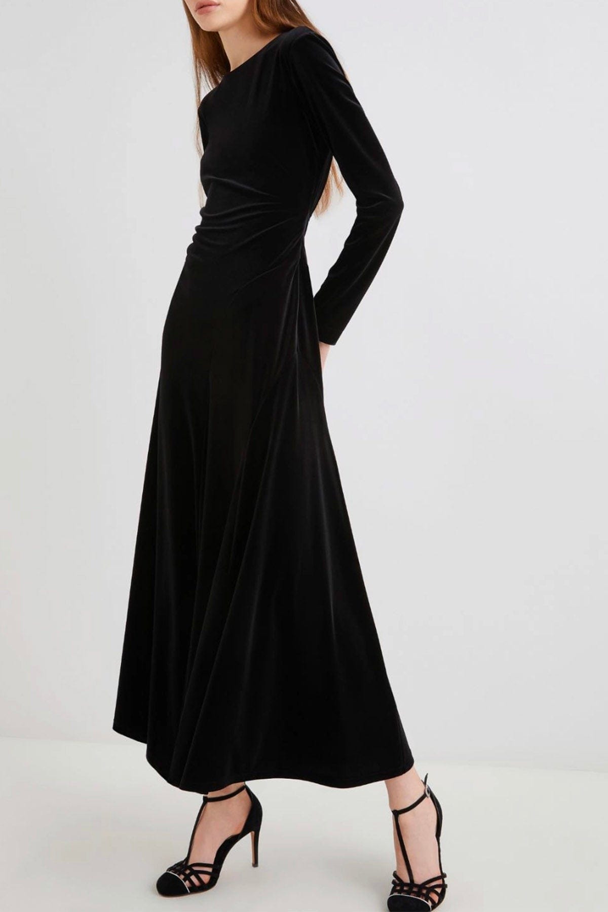 MARELLA ABITO/TUTA IN JERSEY  Abito nero in velluto donna Marella Ricorso