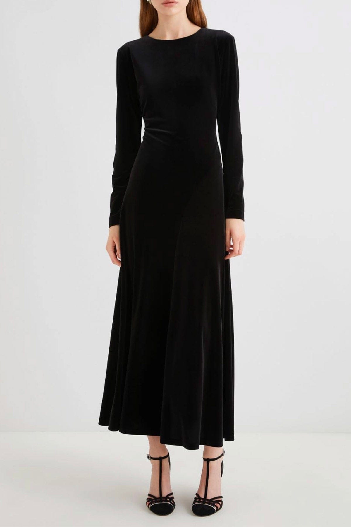 MARELLA ABITO/TUTA IN JERSEY  Abito nero in velluto donna Marella Ricorso