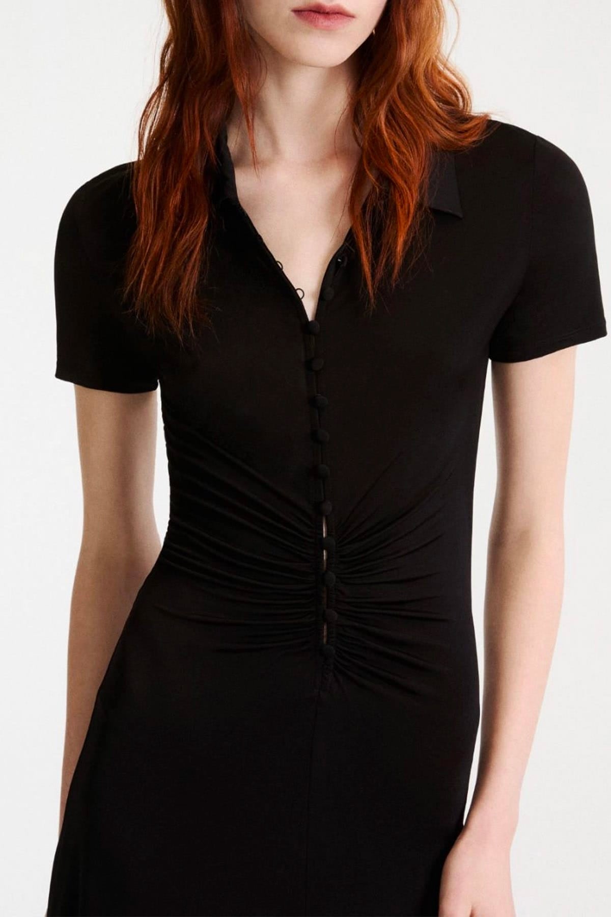 MARELLA ABITO/TUTA IN JERSEY  NERO / XXS Abito nero lungo elegante donna Marella Mlstabarin