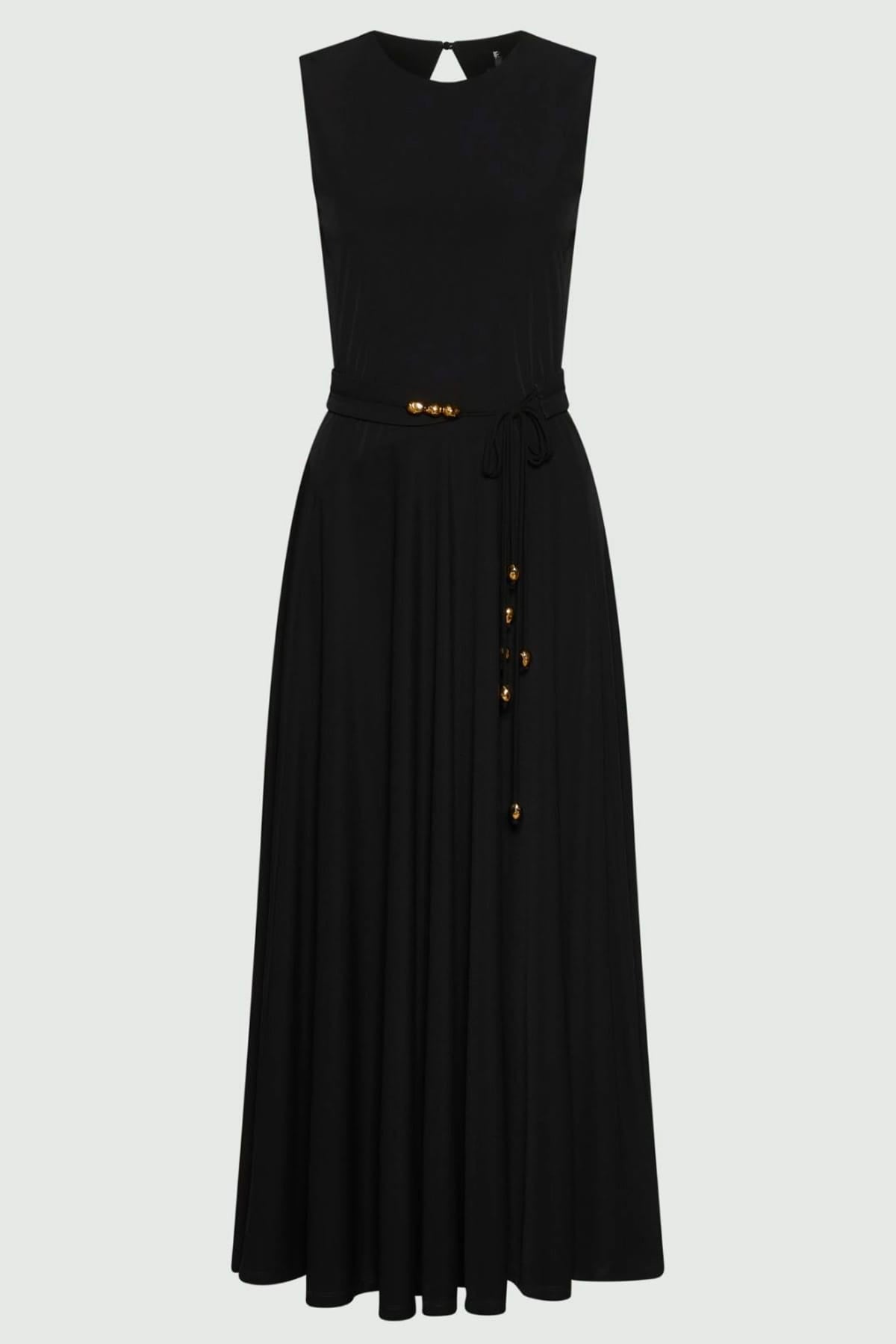 MARELLA ABITO/TUTA IN JERSEY  NERO / XXS Abito nero donna Marella 365 Mltfumi