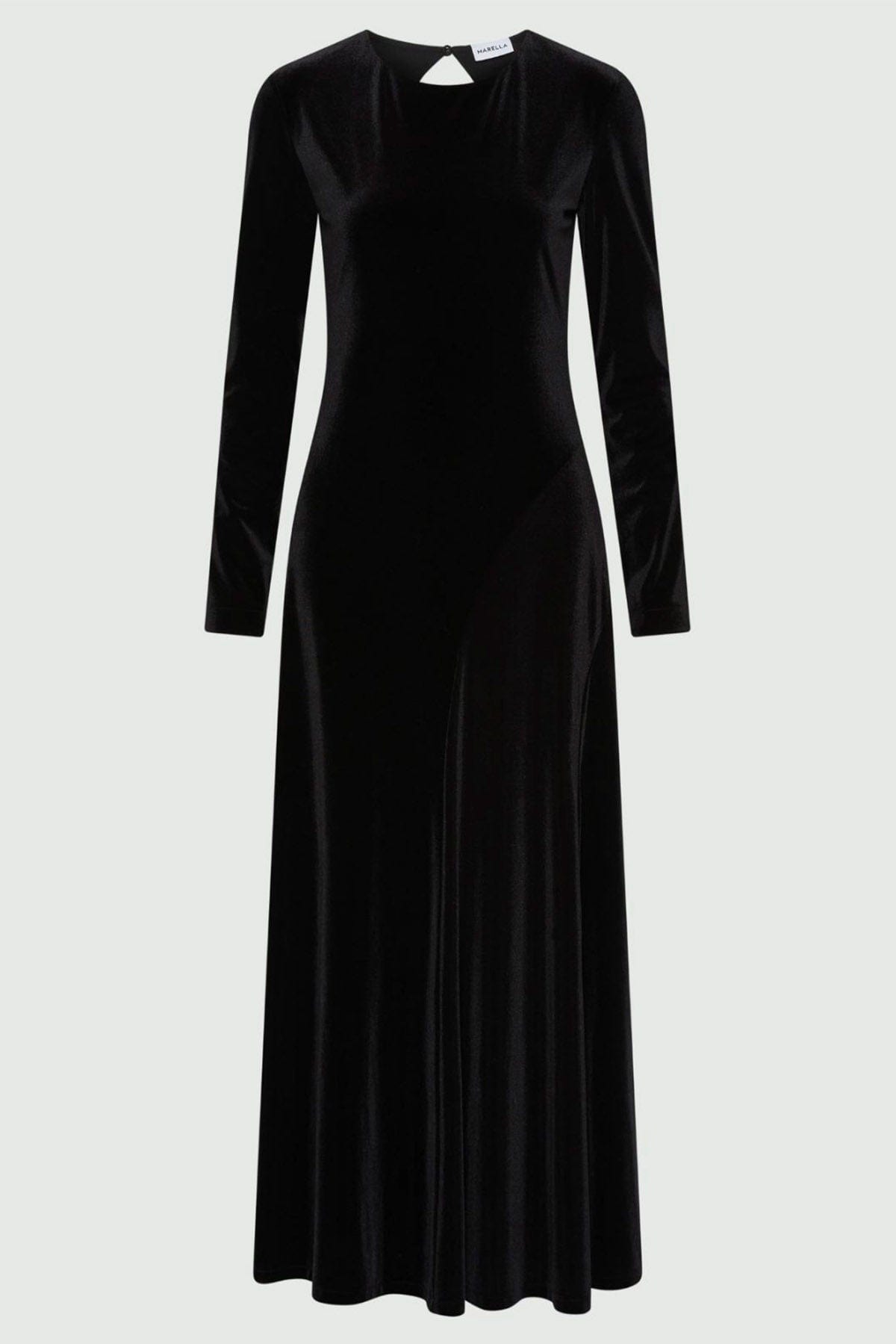 MARELLA ABITO/TUTA IN JERSEY  NERO / XXS Abito nero in velluto donna Marella Ricorso