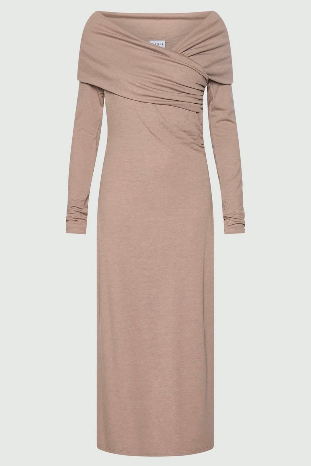 MARELLA ABITO/TUTA IN JERSEY  TORTORA / XXS Abito in jersey lungo donna Marella Mllabate