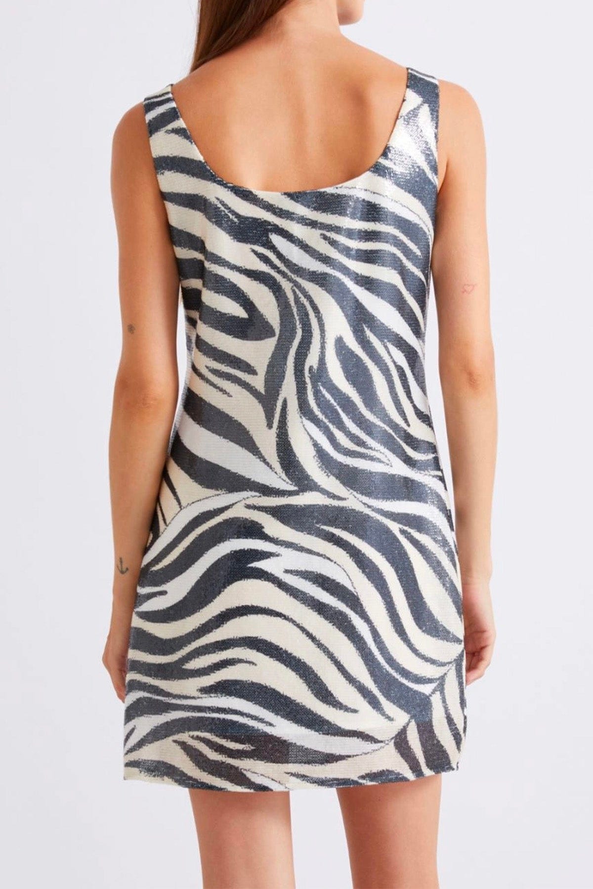 MARELLA ABITO/TUTA IN JERSEY  Vestito corto zebrato donna Marella Nigella