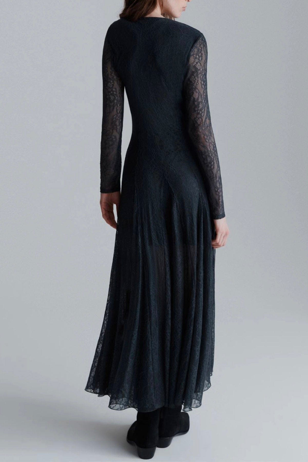 MARELLA ABITO/TUTA IN JERSEY  ANTRACITE / XXS Vestito lungo in jersey donna Marella Monochrome Comica