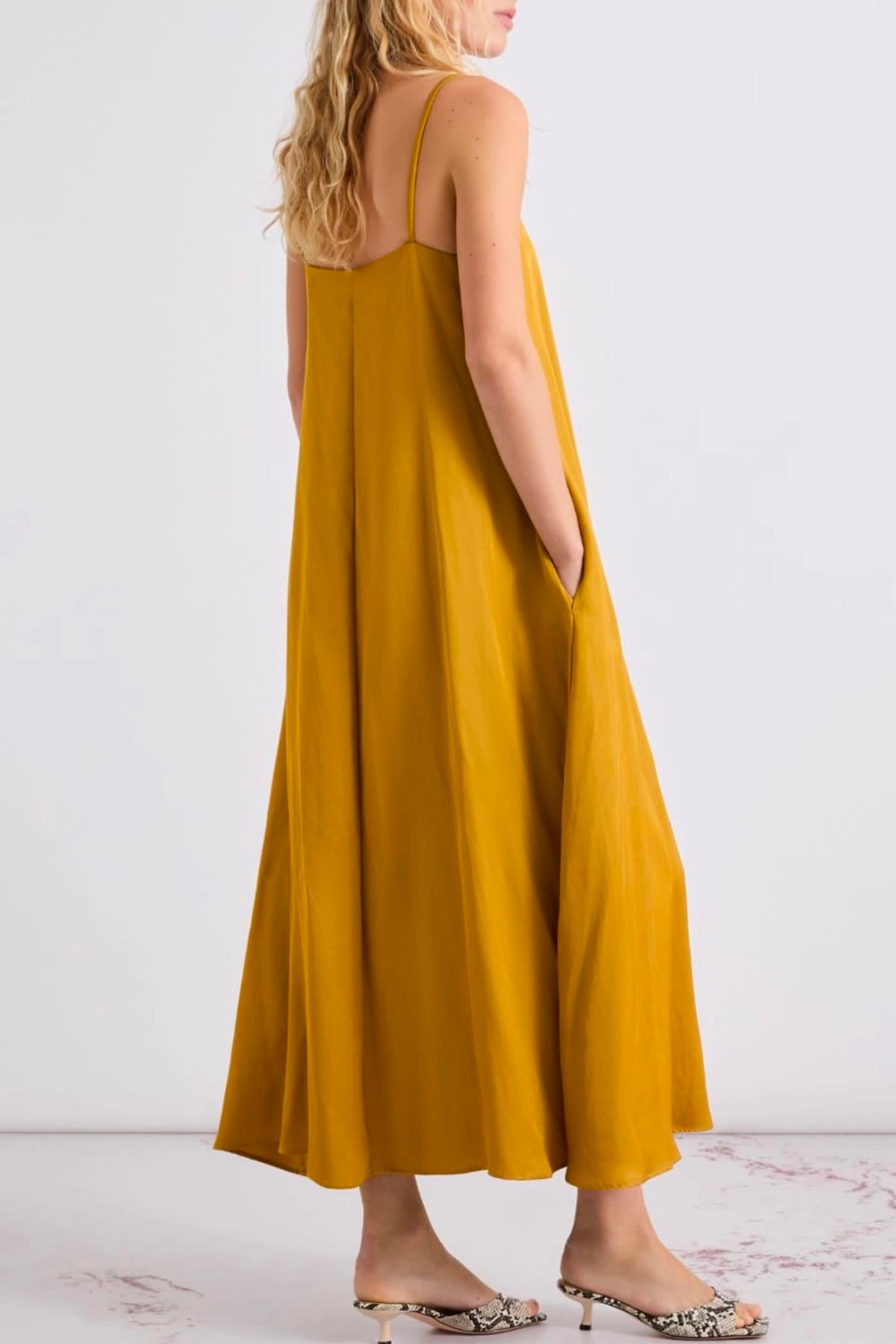 MARELLA ABITO  Vestito donna Marella Giallo Mllvoliera