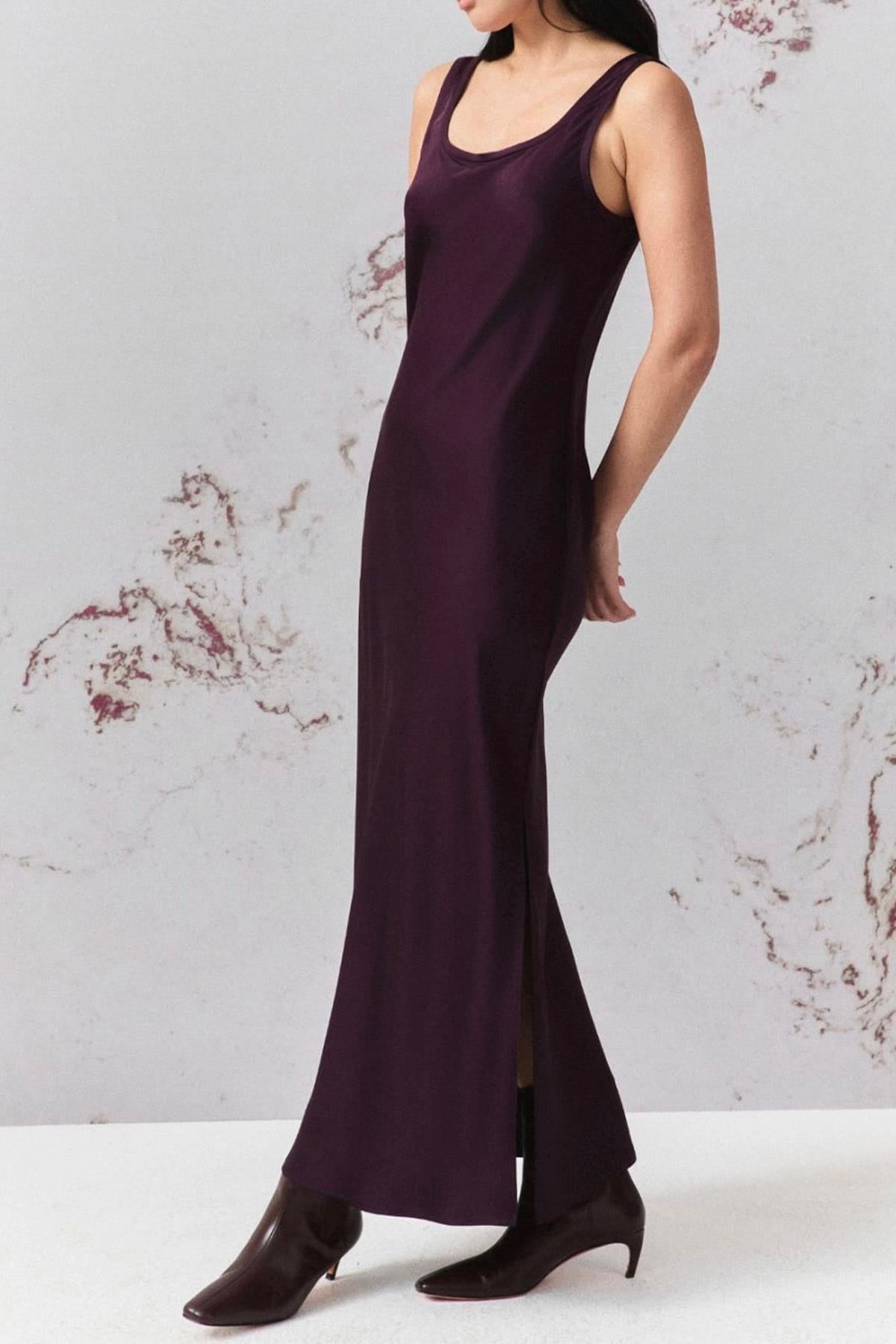 MARELLA ABITO  Vestito in raso lungo Marella Mlloliato