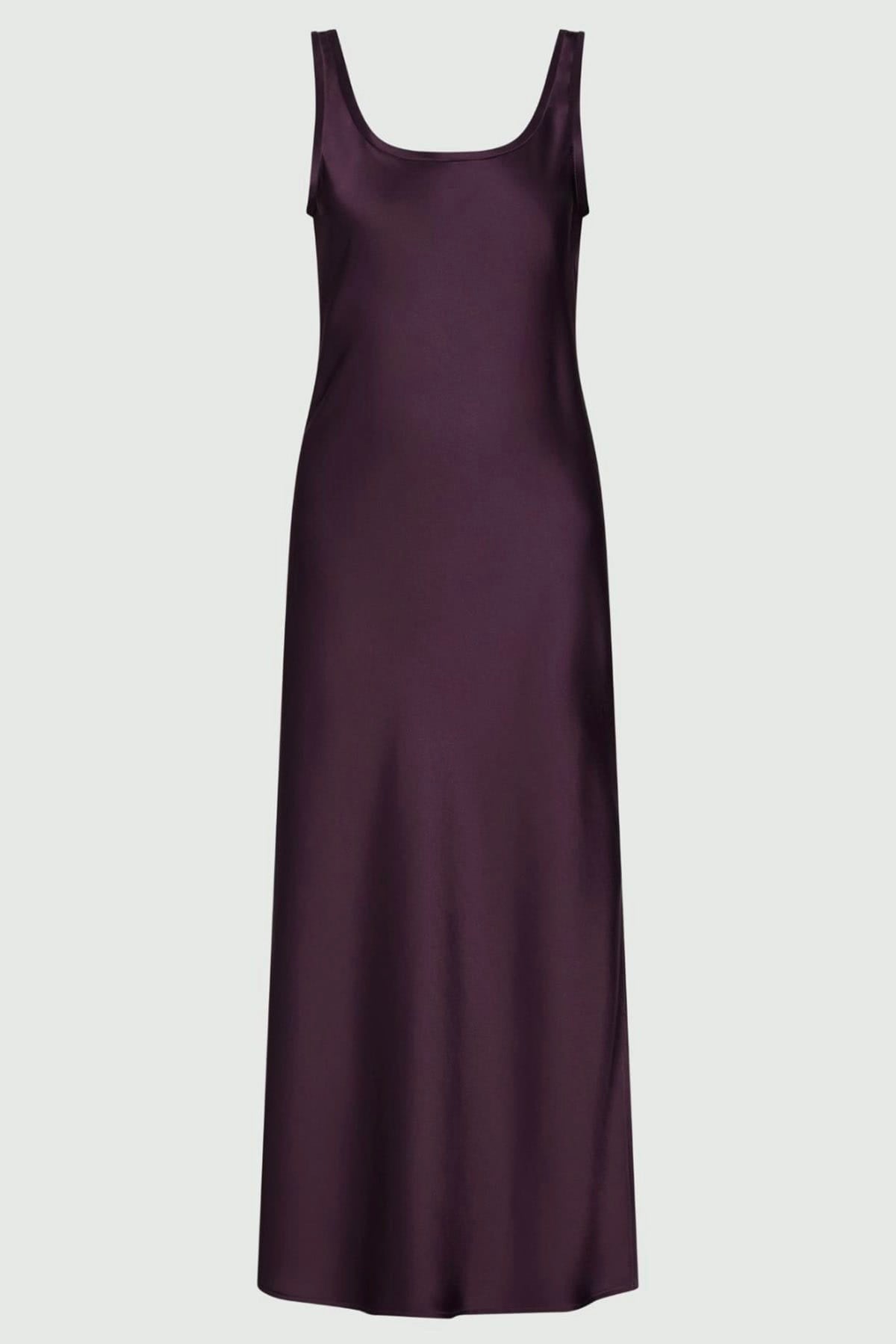 MARELLA ABITO  VIOLA MORA / 34 Vestito in raso lungo Marella Mlloliato