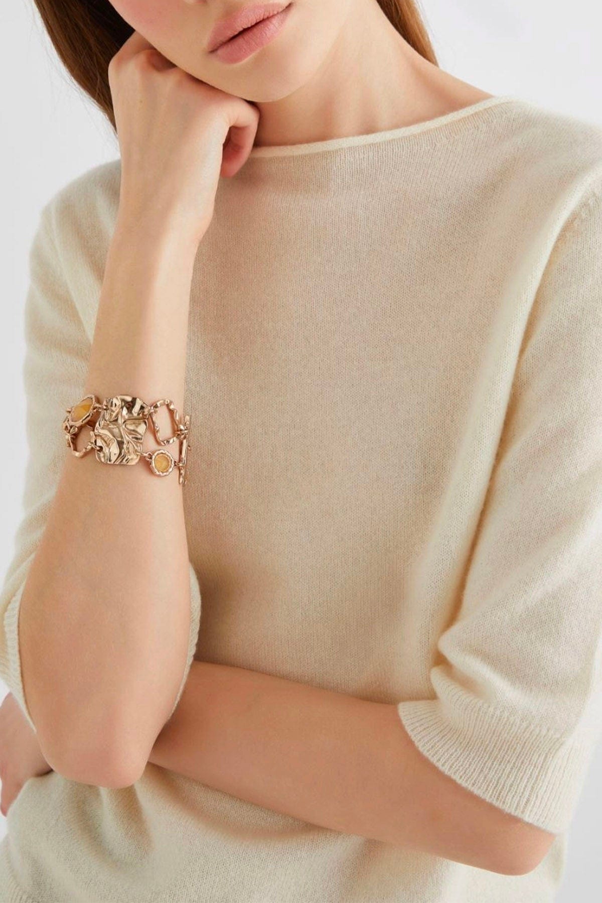 MARELLA BIGIOTTERIA  ORO / UNICA Bracciale oro con pietre Marella Tisbe