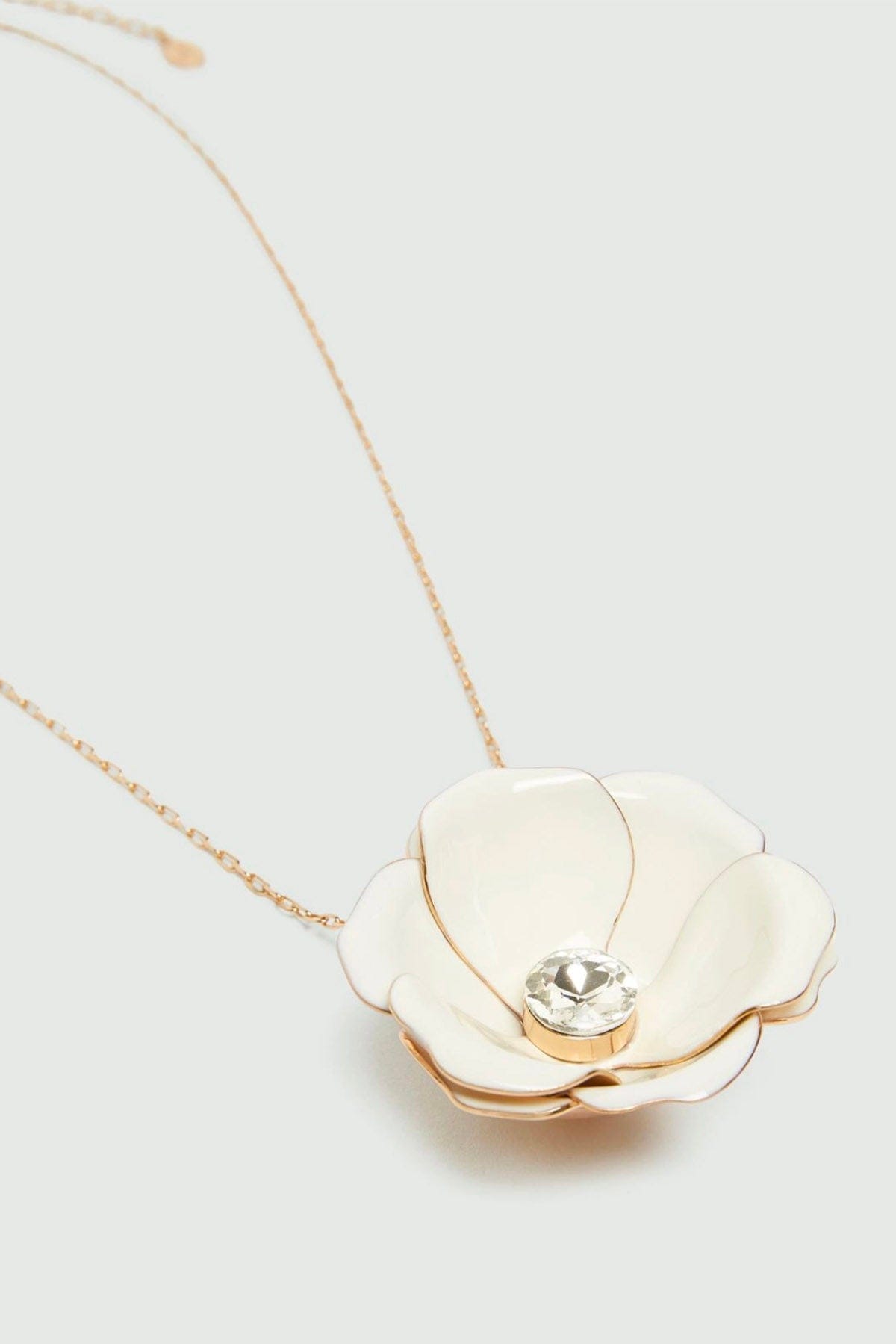 MARELLA BIGIOTTERIA  BIANCO / ORO / UNICA Collana con pendente floreale Marella Glamis